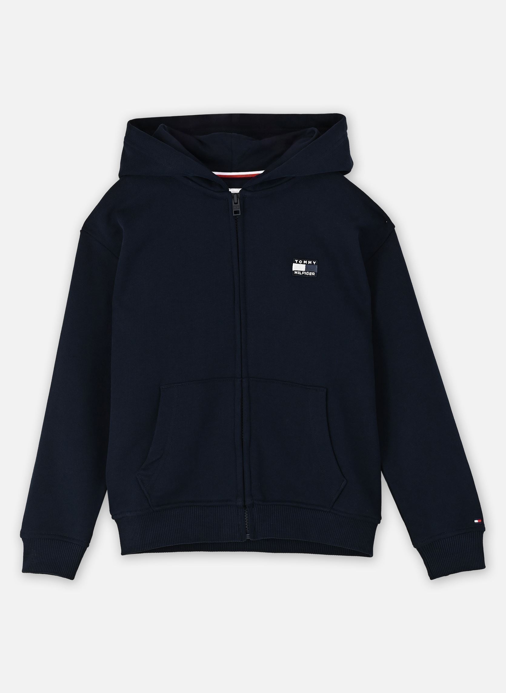 Vêtements Tommy Hilfiger Tonal Flag Zip Throu pour Enfant