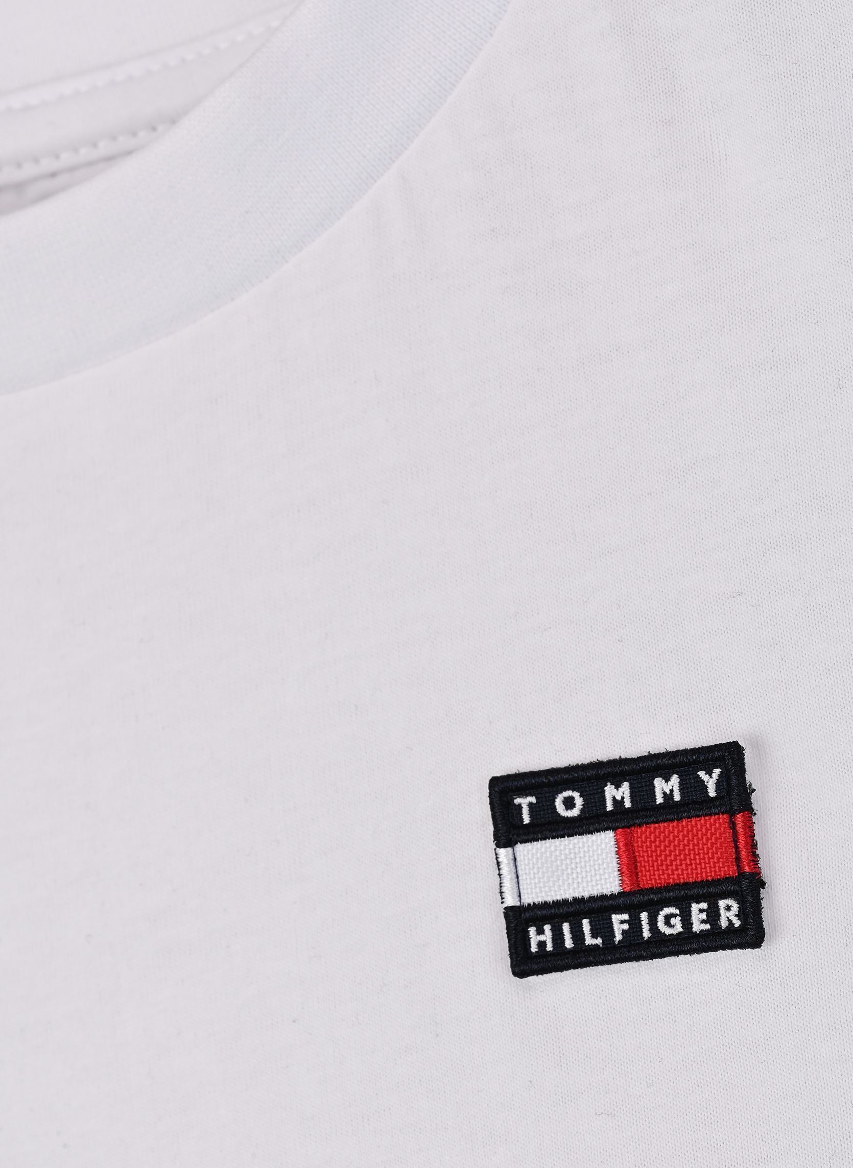Tee-shirts Flag Heritage Archiv KS0KS00756YBR garçon blanc Tommy Hilfiger Tee-shirts Flag Heritage Archiv KS0KS00756YBR garçon blanc WHITE