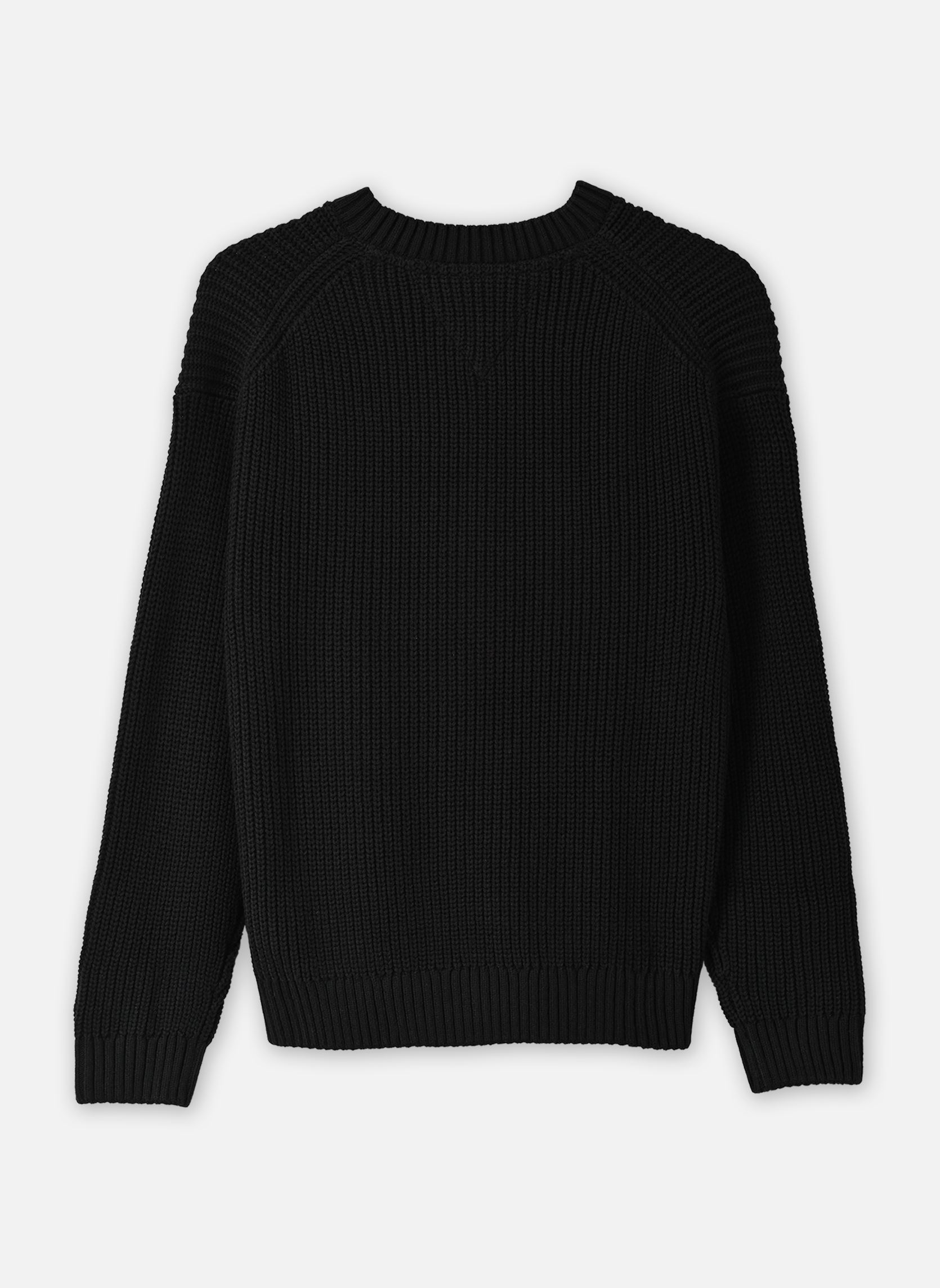 Pulls Heritage Flag Sweater garçon noir Tommy Hilfiger Pulls Heritage Flag Sweater garçon noir BLACK