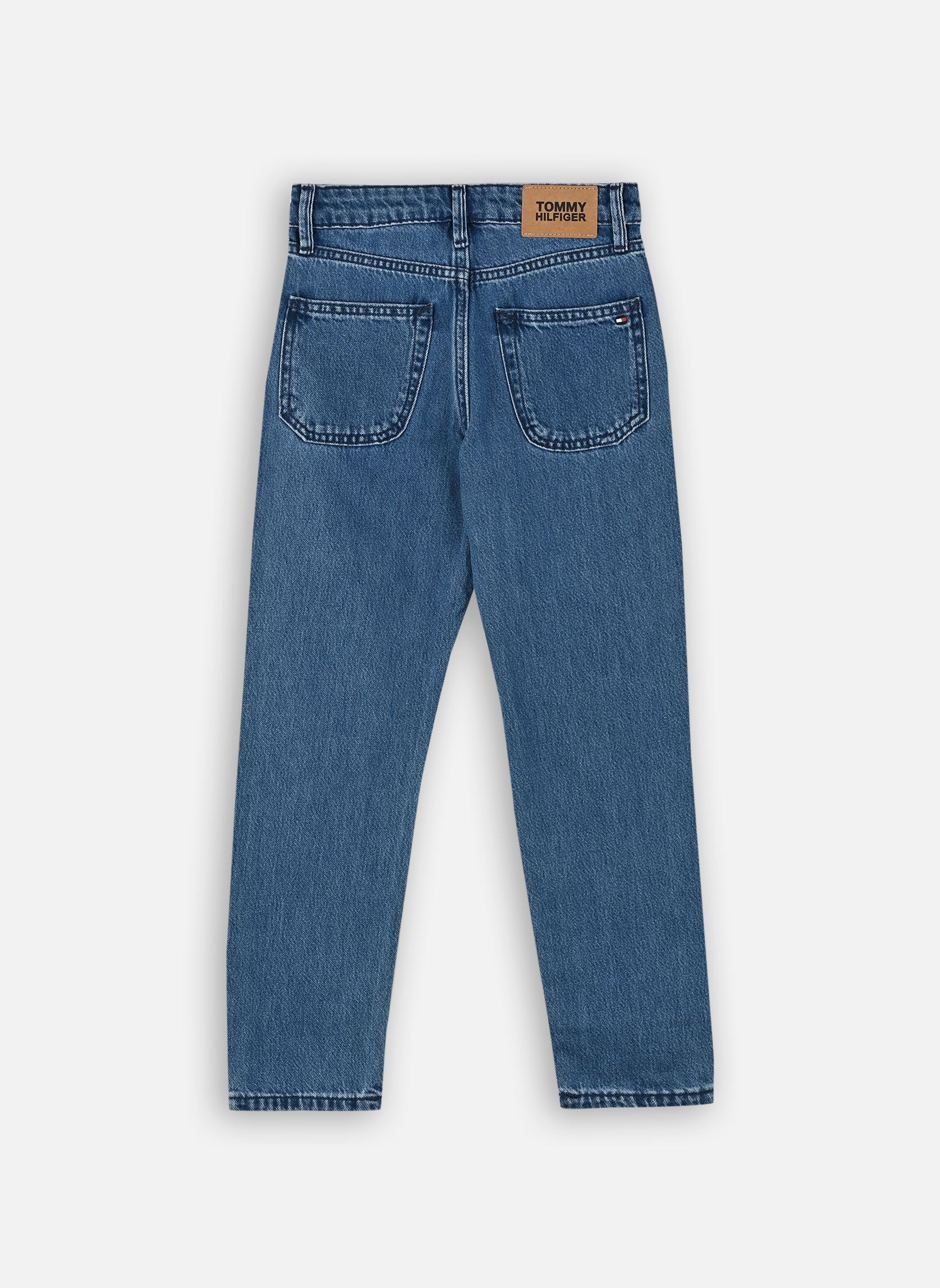 Rechte jeans Straight Mid Wash Jeans jongens blauw Tommy Hilfiger Rechte jeans Straight Mid Wash Jeans jongens blauw DENIM MEDIUM 01