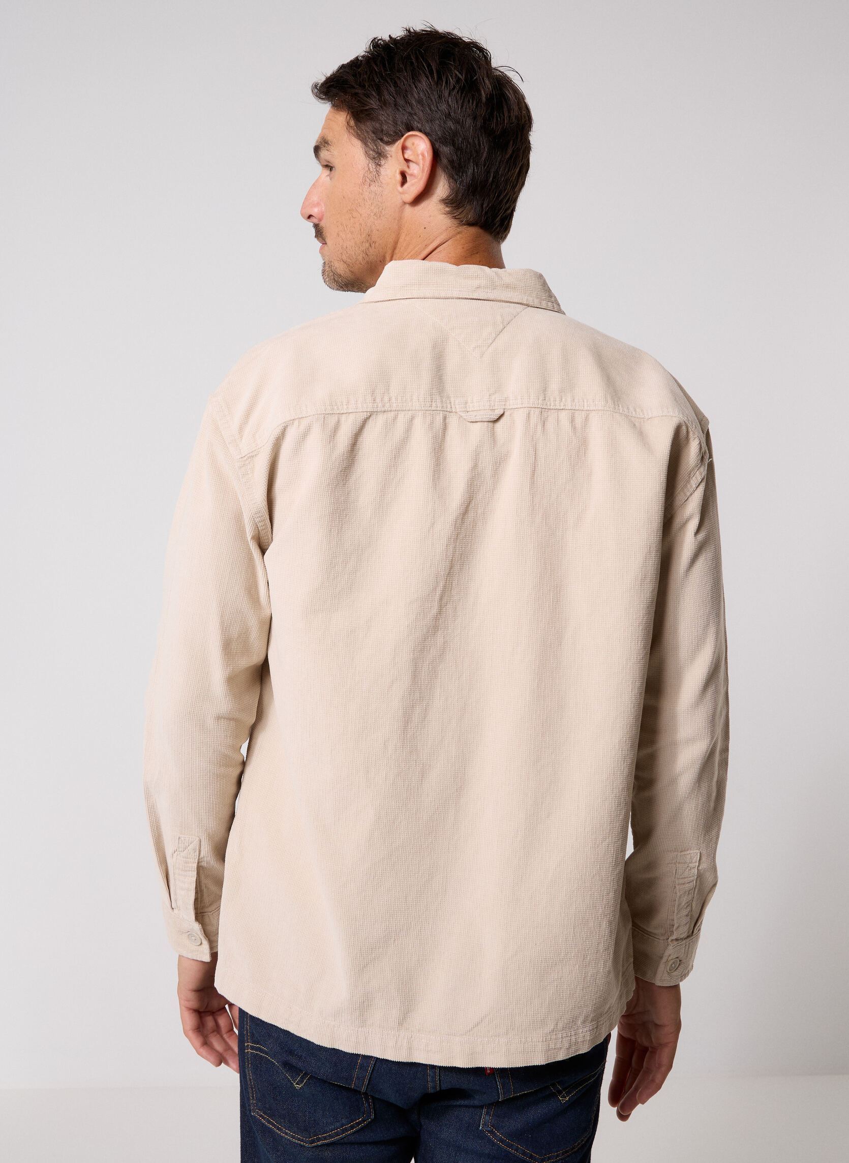 Hemden Tjm Brick Cord Overs herren weiß Tommy Jeans Hemden Tjm Brick Cord Overs herren weiß CLASSIC BEIGE