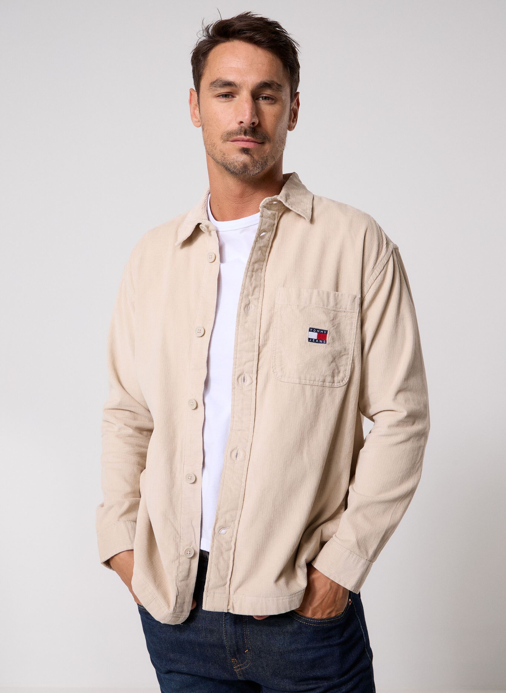 Vêtements Tommy Jeans Tjm Brick Cord Overs pour Homme