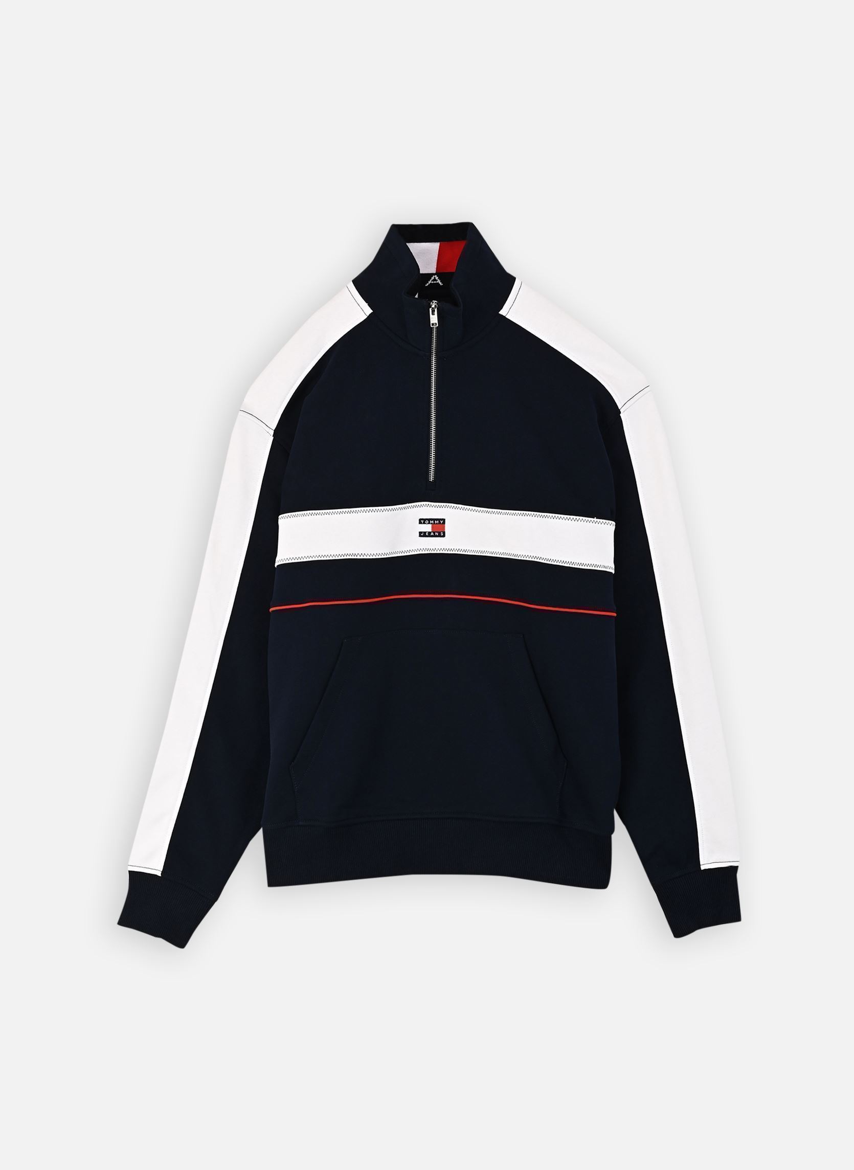 Sweaters met rits Tjm Rlx Cblock Qz heren blauw Tommy Jeans Sweaters met rits Tjm Rlx Cblock Qz heren blauw DARK NIGHT NAVY