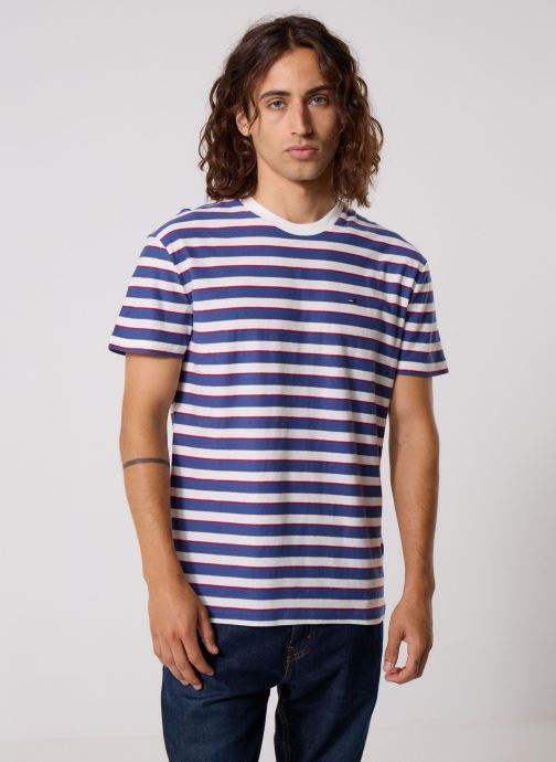 Tommy Jeans Tee-shirts Tjm Reg Ess Stripe S homme bleu