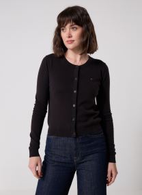 Gilets Tjw Ess Crew Neck Ca femme noir Tommy Jeans Gilets Tjw Ess Crew Neck Ca femme noir Black