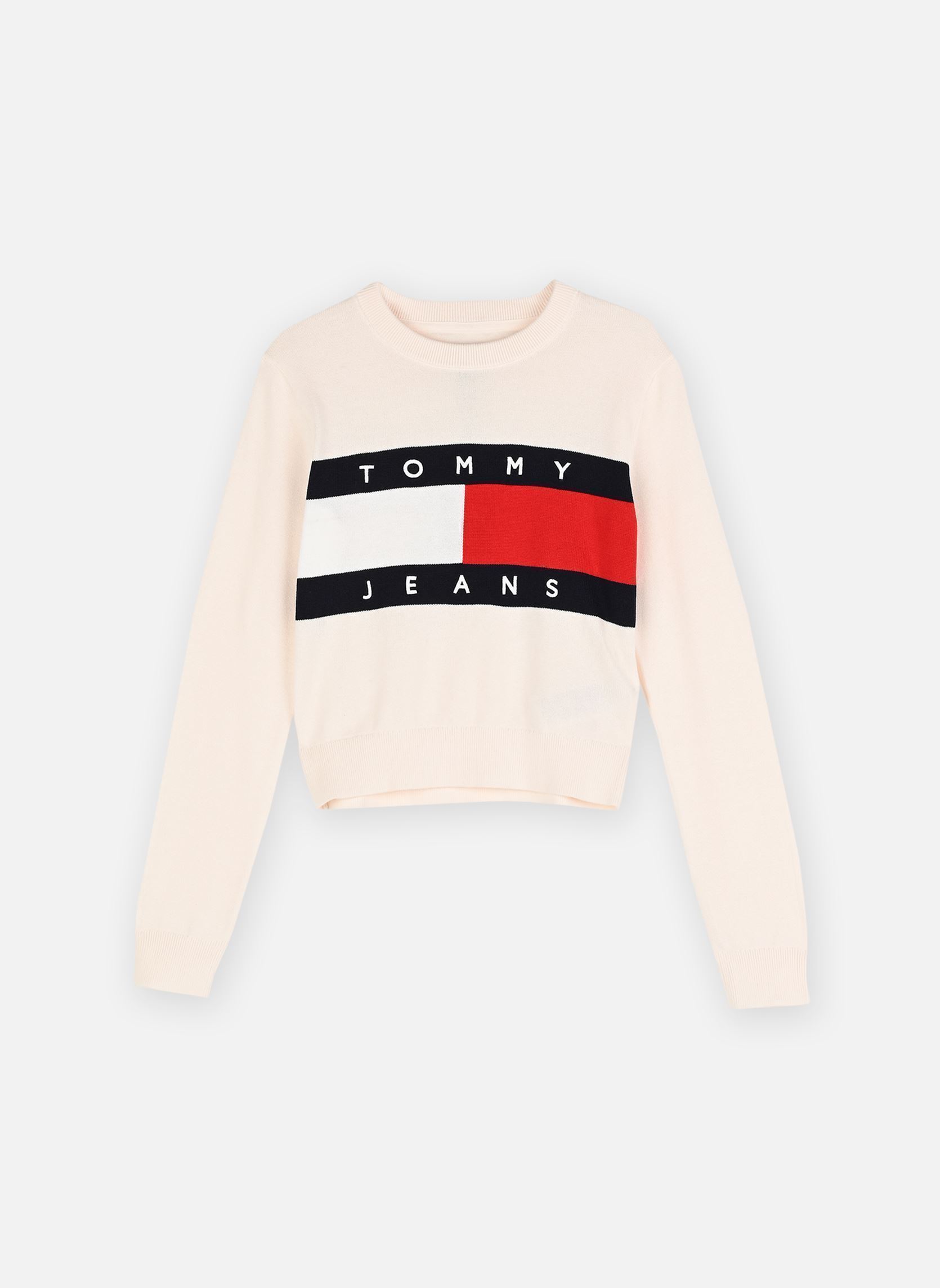 Vêtements Tommy Jeans Tjw Flag Crew Neck pour Femme