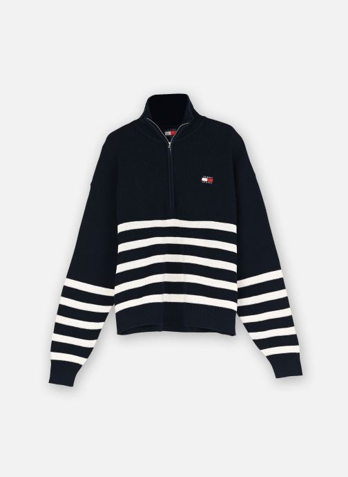 Tommy Jeans Pulls Tjw Quarter Zip Sweat femme bleu