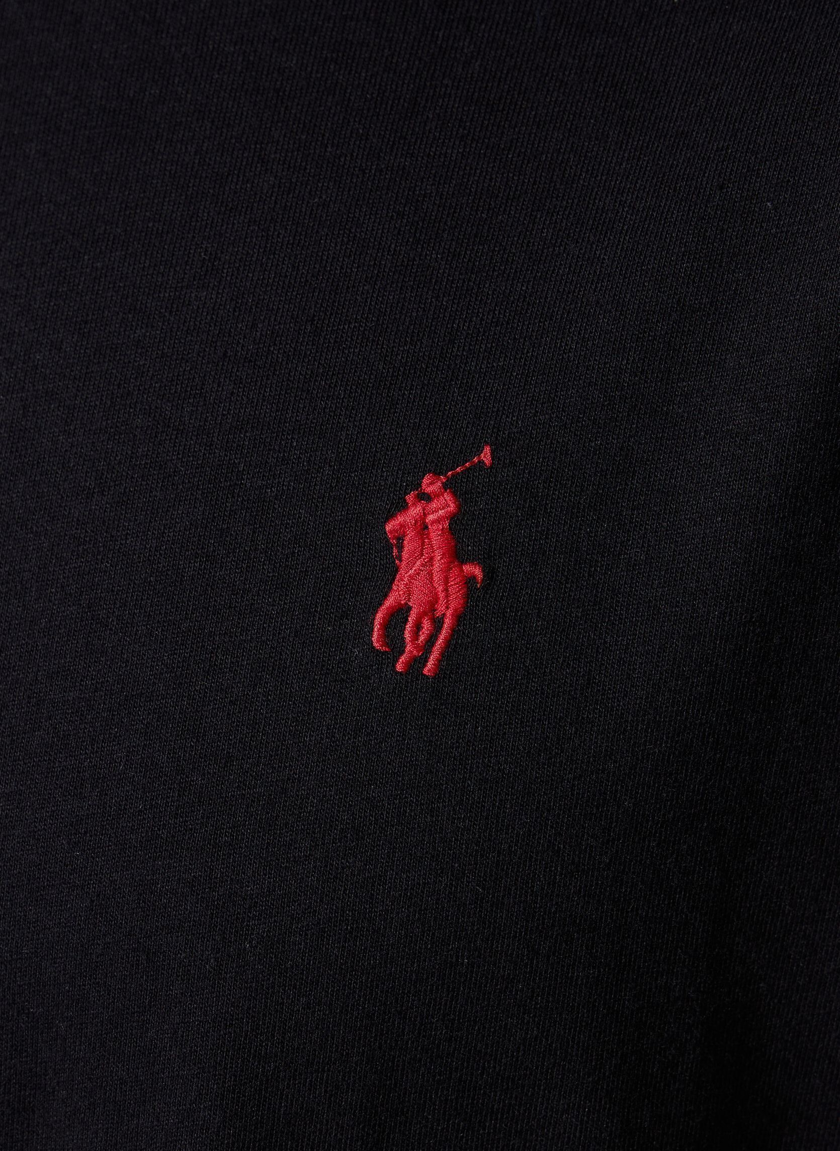Tee-shirts T-shirt manches longues léger à capuche homme noir Polo Ralph Lauren Tee-shirts T-shirt manches longues léger à capuche homme noir Polo Black/C3870