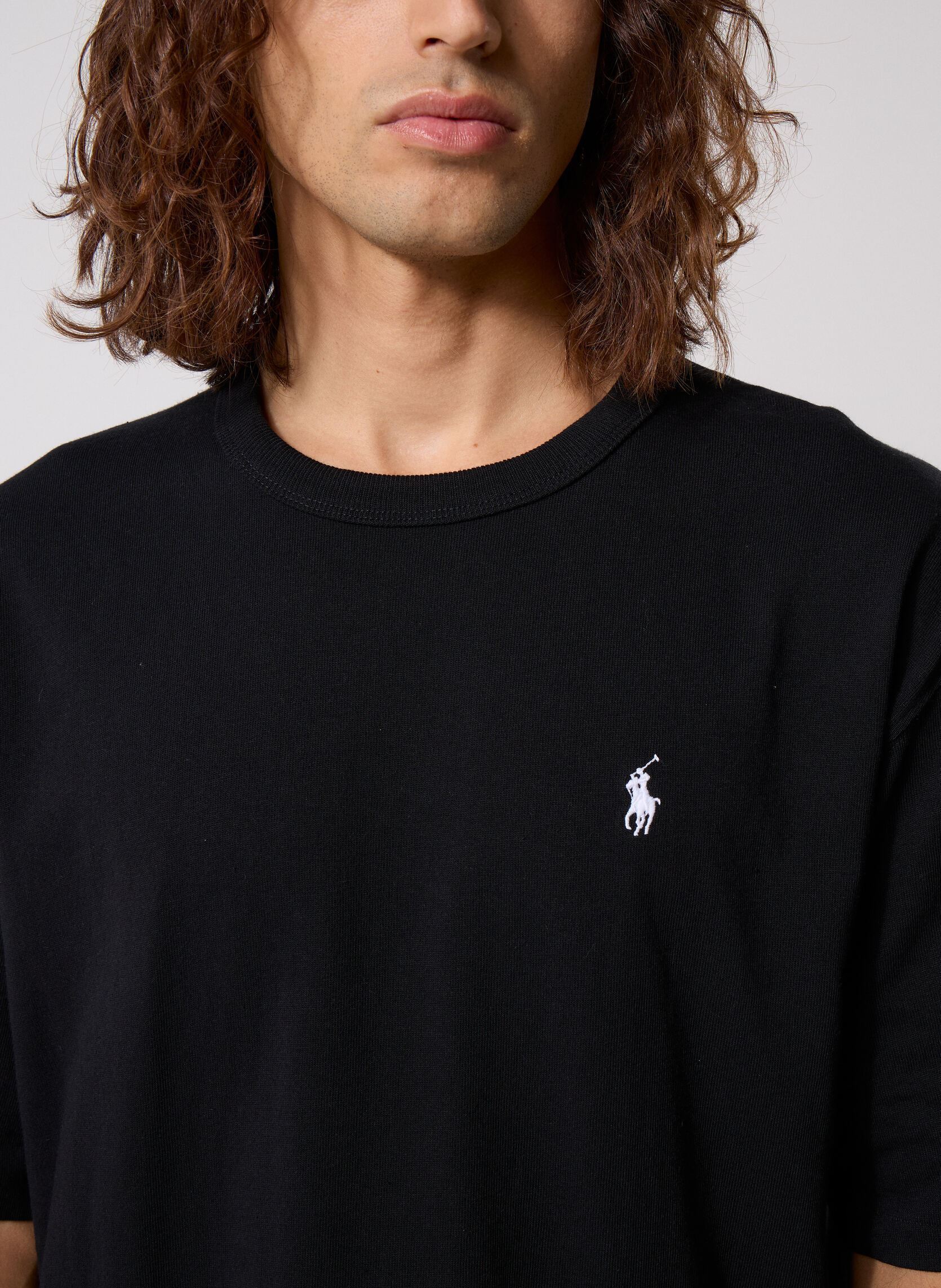 T-Shirts Knit-T-Shirt 710A12979 herren schwarz Polo Ralph Lauren T-Shirts Knit-T-Shirt 710A12979 herren schwarz Polo Black/C1730