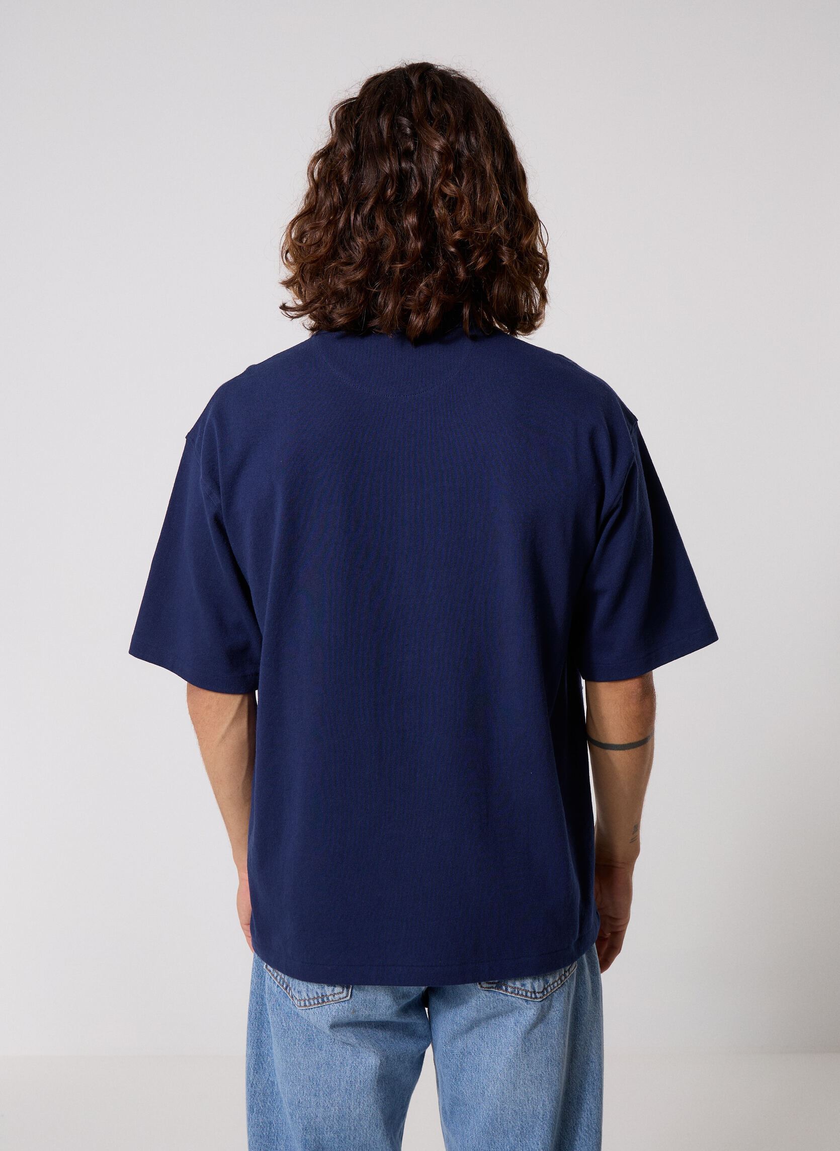 T-shirts Knit-T-Shirt 710A12979 heren blauw Polo Ralph Lauren T-shirts Knit-T-Shirt 710A12979 heren blauw Newport Navy/C1730