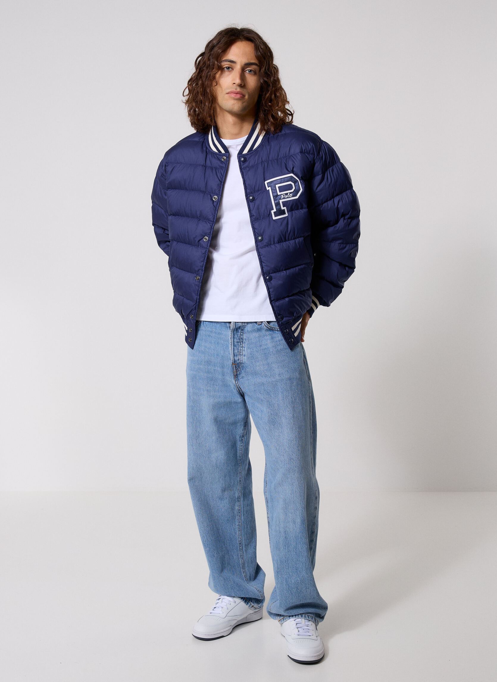 Vestes coupe-vents Woven-Jacket 710B17649 homme bleu Polo Ralph Lauren Vestes coupe-vents Woven-Jacket 710B17649 homme bleu Newport navy