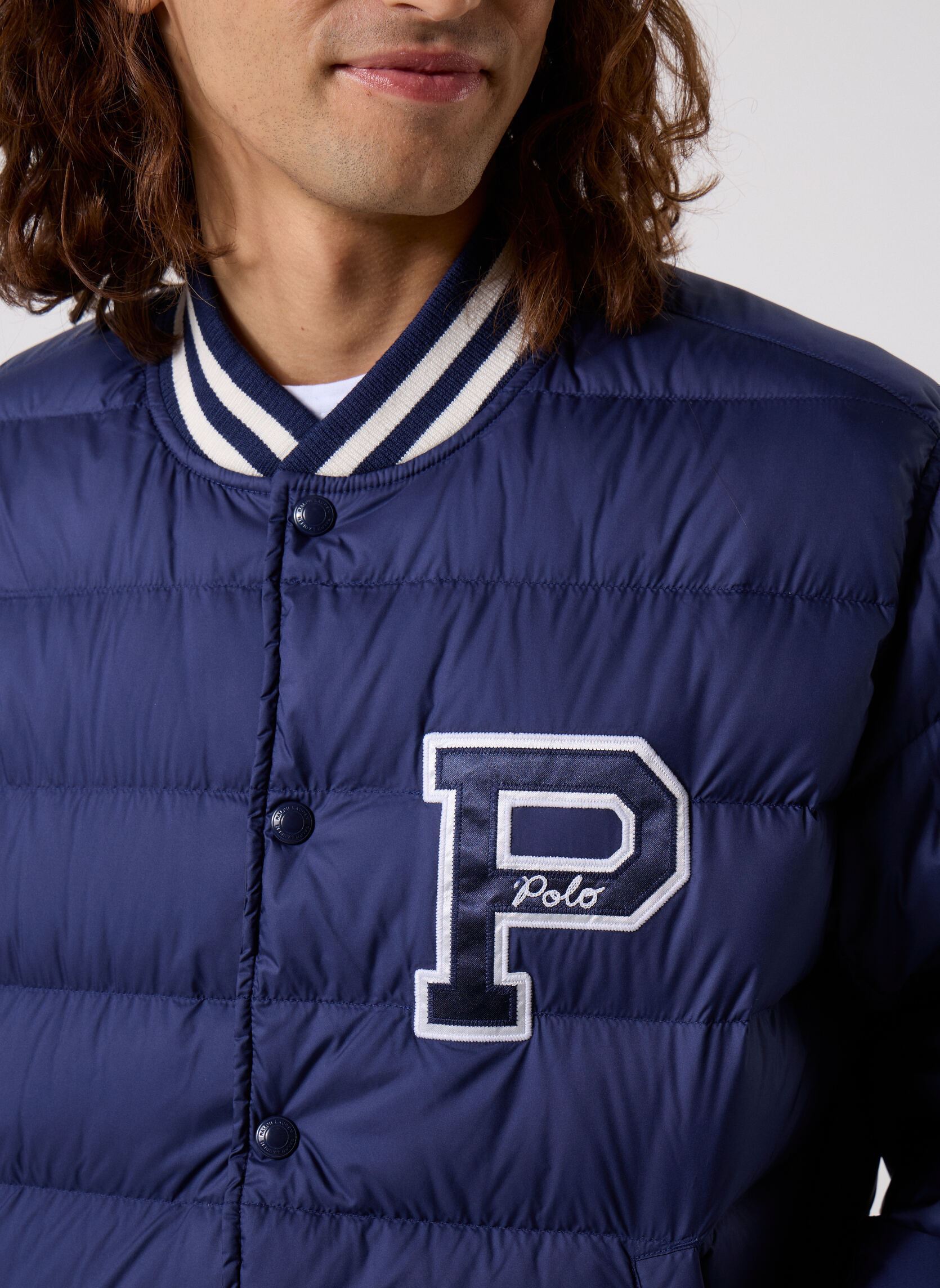 Vestes coupe-vents Woven-Jacket 710B17649 homme bleu Polo Ralph Lauren Vestes coupe-vents Woven-Jacket 710B17649 homme bleu Newport navy