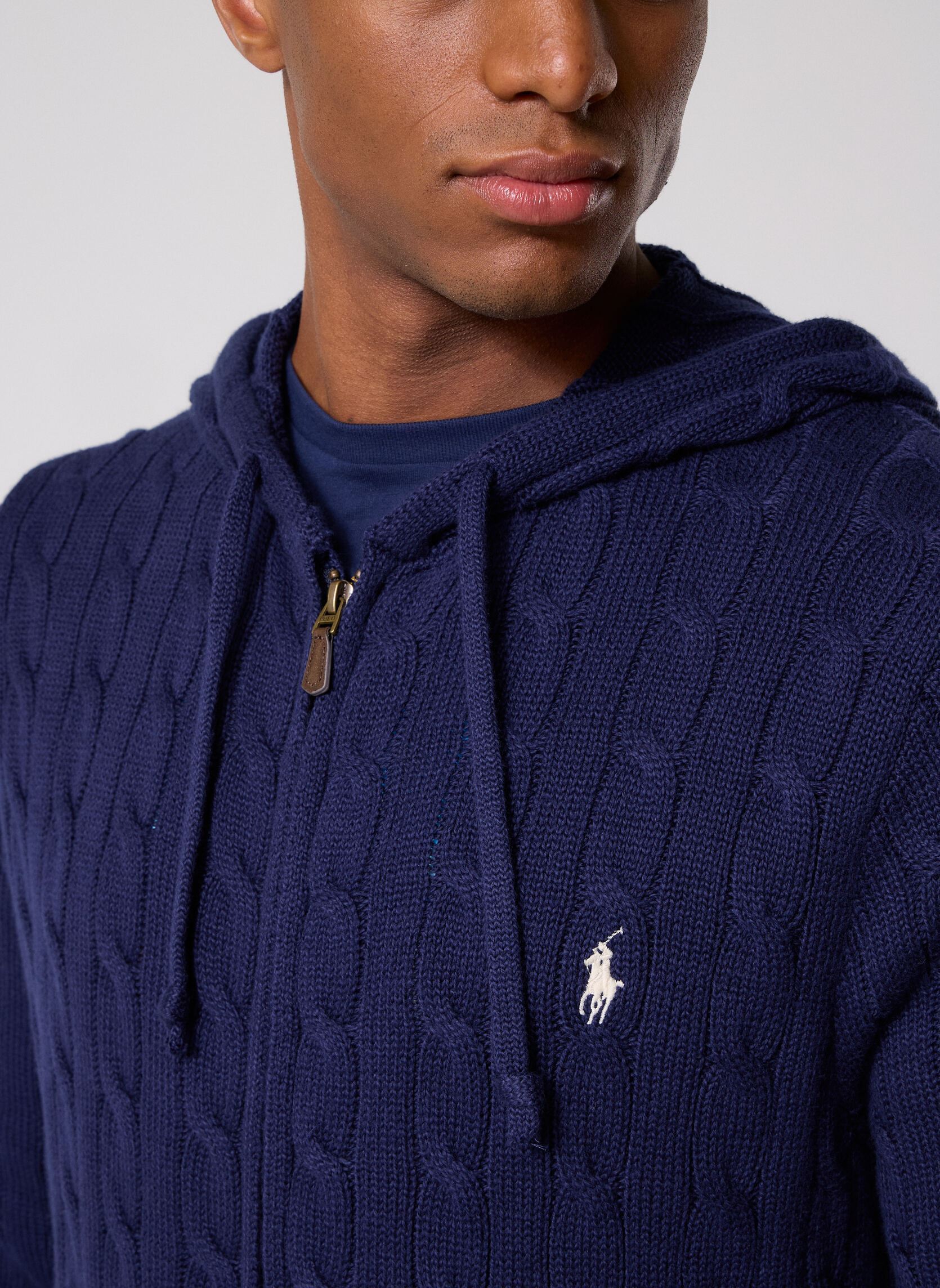 Pulls Sweater-Full Zip 710B18057 homme bleu Polo Ralph Lauren Pulls Sweater-Full Zip 710B18057 homme bleu Bright Navy