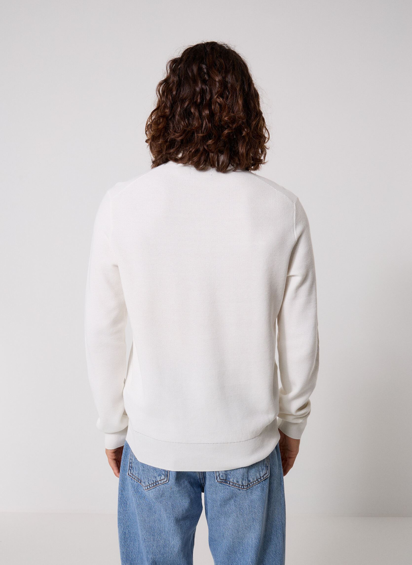 Pulls Sweater-Half Zip 710B18060 homme blanc Polo Ralph Lauren Pulls Sweater-Half Zip 710B18060 homme blanc DECKWASH WHITE