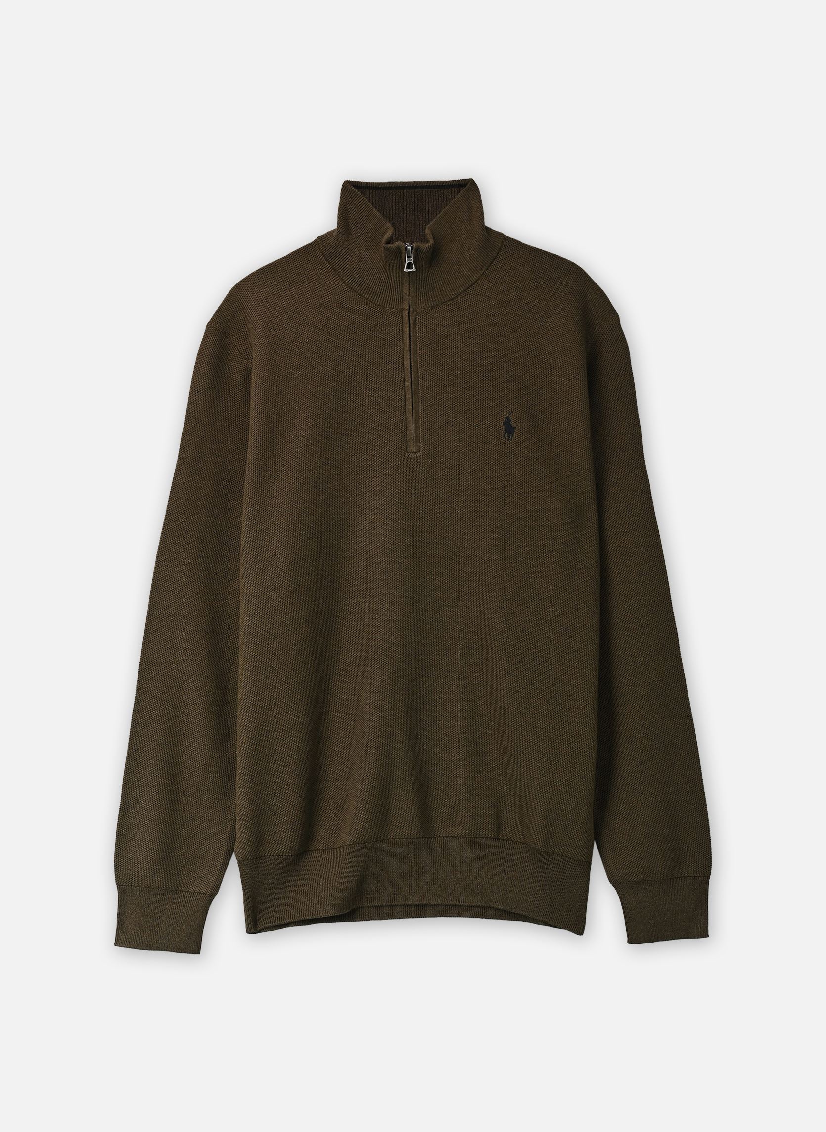 Pulls Sweater-Half Zip 710B18060 homme vert Polo Ralph Lauren Pulls Sweater-Half Zip 710B18060 homme vert CARGO OLIVE HEATHER