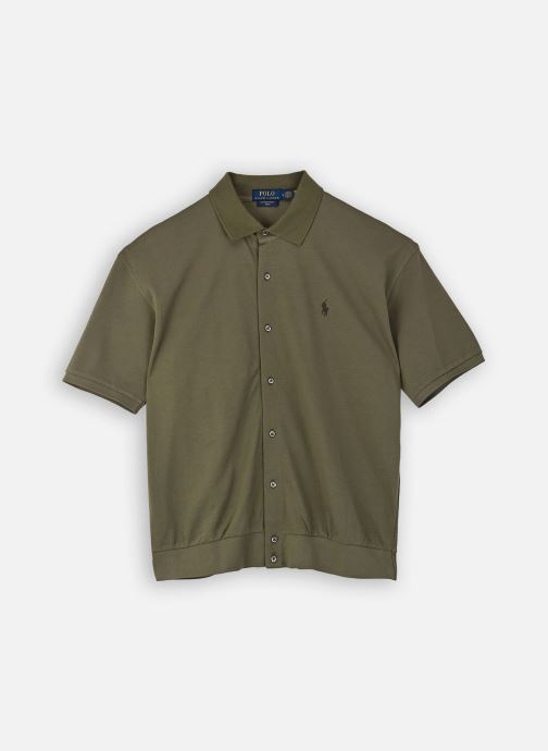 Polo Ralph Lauren Pulls Knit-Sport Shirt-Shirt 710B18514 homme vert
