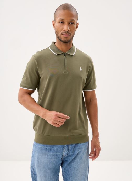 Polo Ralph Lauren Polo's Knit-Half Zip-Polo 710B19737 heren groen