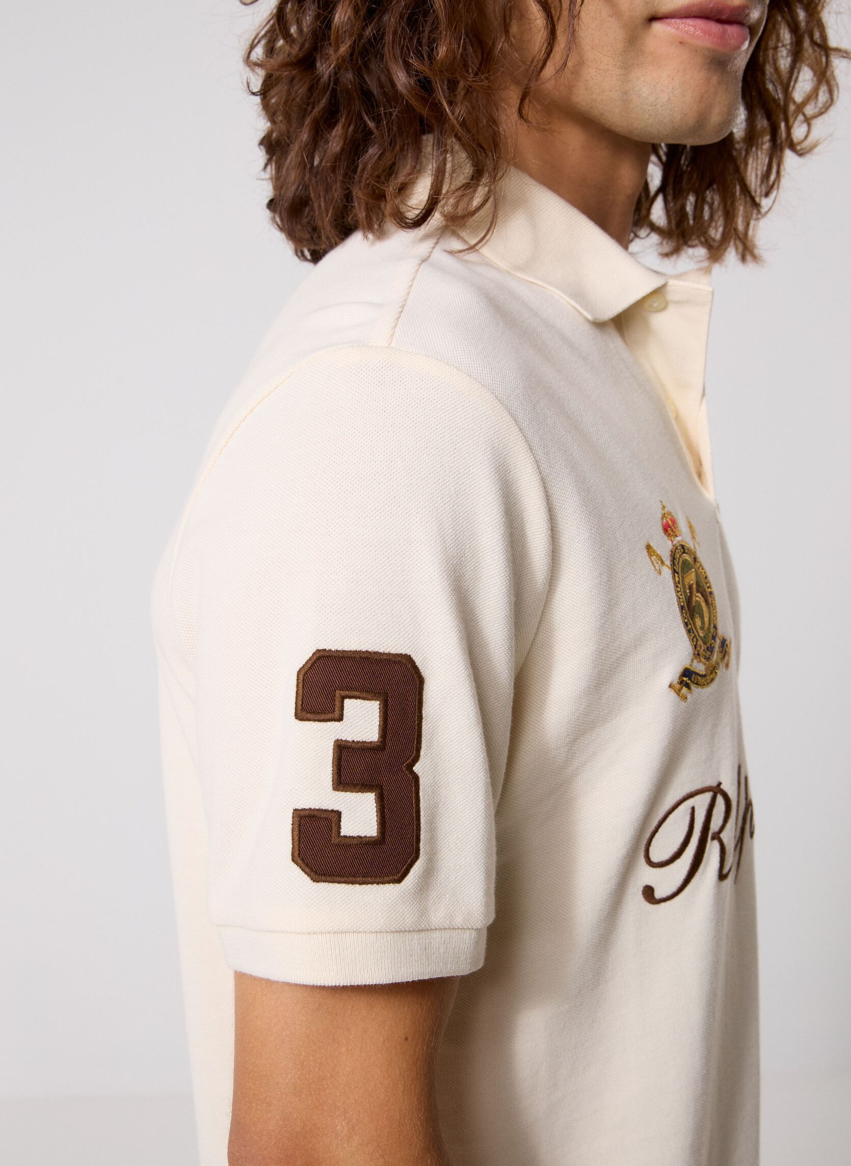 Poloshirts Knit-Polo 710B20009 herren beige Polo Ralph Lauren Poloshirts Knit-Polo 710B20009 herren beige Guide Cream