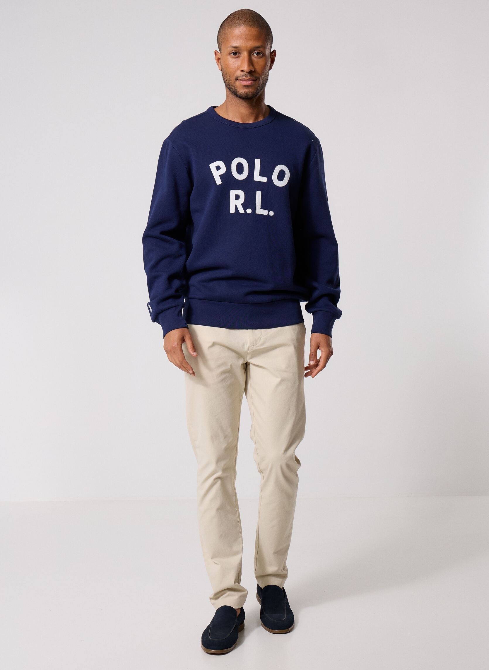 Sweatshirts Sweat RL à logo 710B20223 herren blau Polo Ralph Lauren Sweatshirts Sweat RL à logo 710B20223 herren blau Newport navy