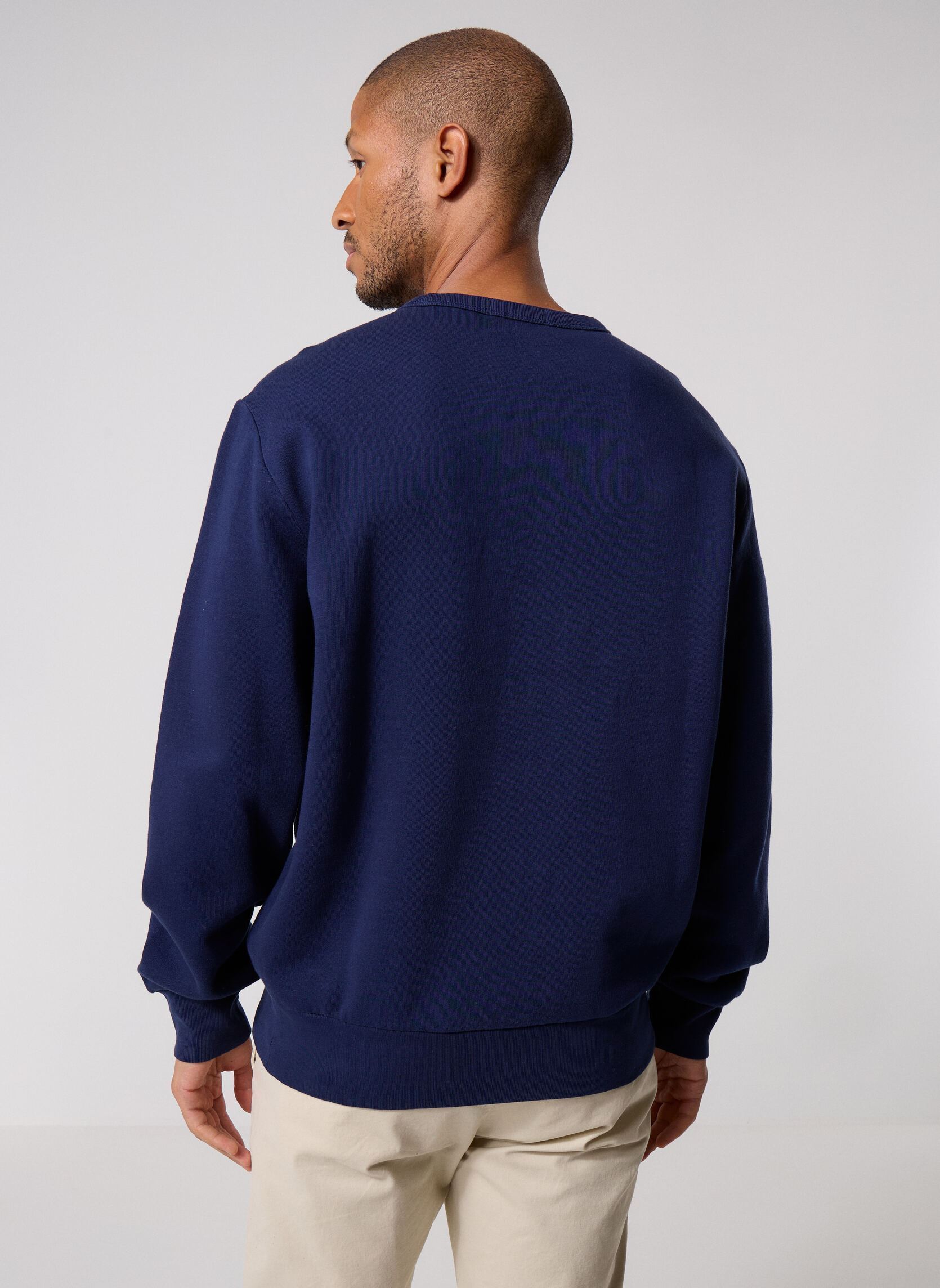 Sweatshirts Sweat RL à logo 710B20223 herren blau Polo Ralph Lauren Sweatshirts Sweat RL à logo 710B20223 herren blau Newport navy