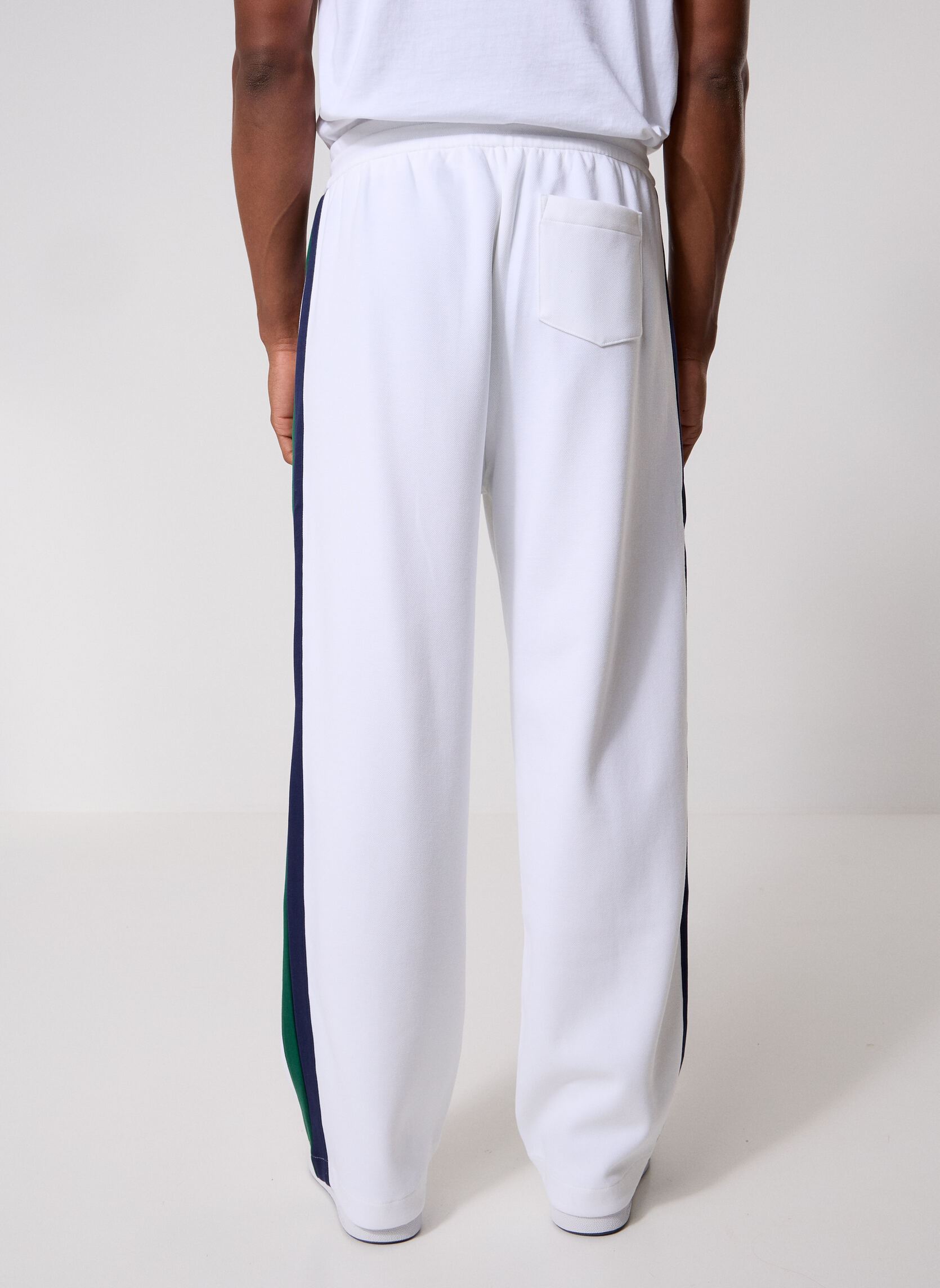 Joggings Pantalon de survêtement droit 710B20428 homme blanc Polo Ralph Lauren Joggings Pantalon de survêtement droit 710B20428 homme blanc White