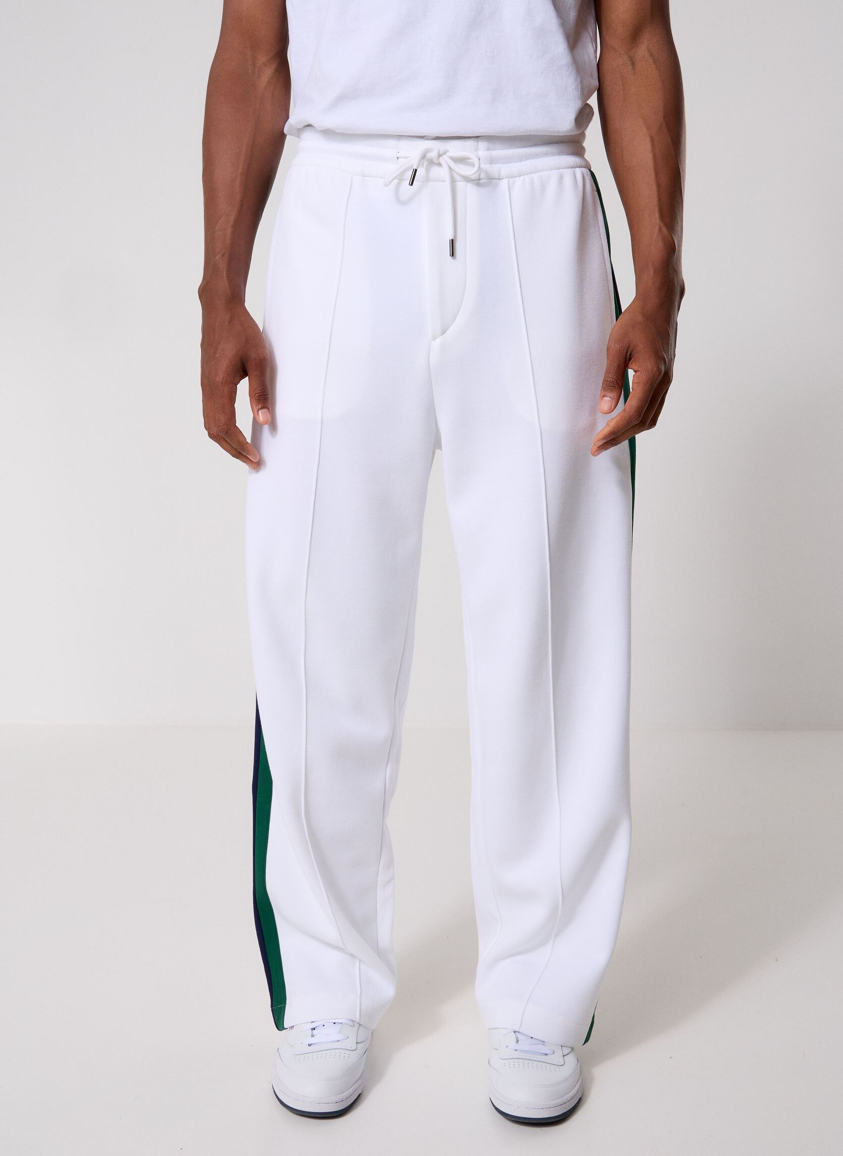 Joggings Pantalon de survêtement droit 710B20428 homme blanc Polo Ralph Lauren Joggings Pantalon de survêtement droit 710B20428 homme blanc White