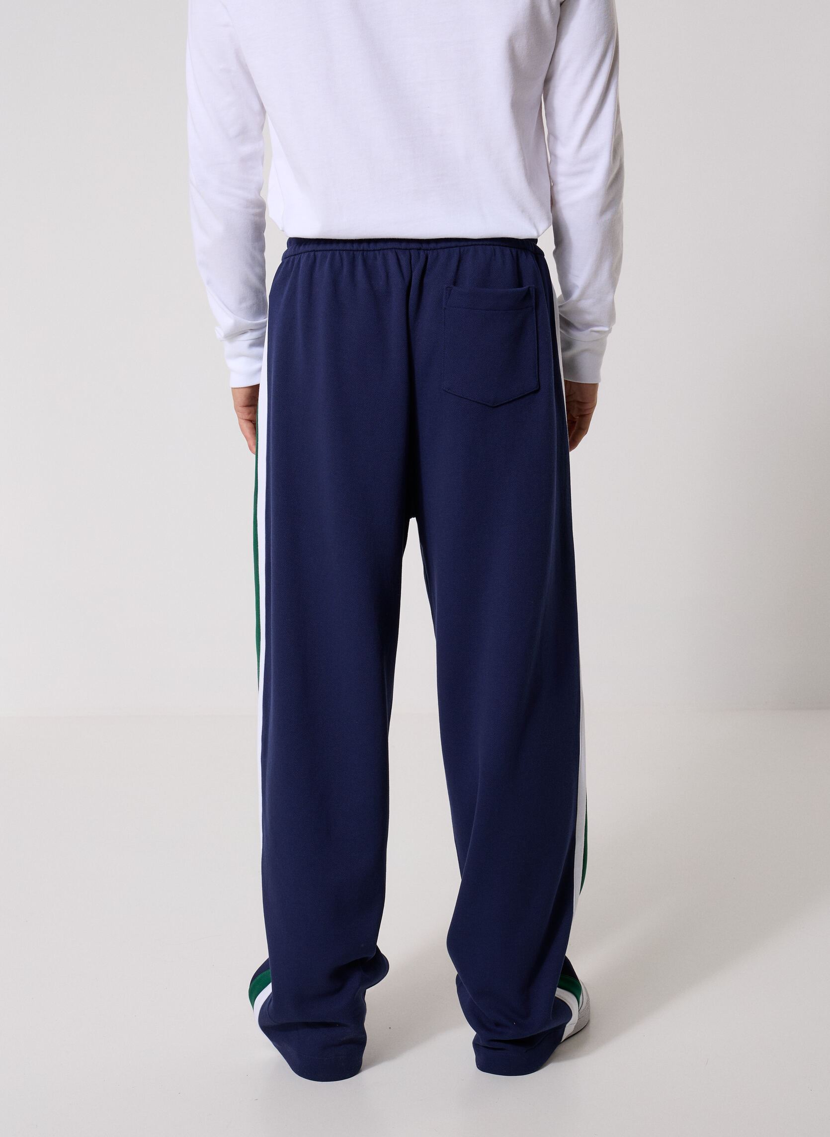 Tute Pantalon de survêtement droit 710B20428 uomo blu Polo Ralph Lauren Tute Pantalon de survêtement droit 710B20428 uomo blu Newport navy