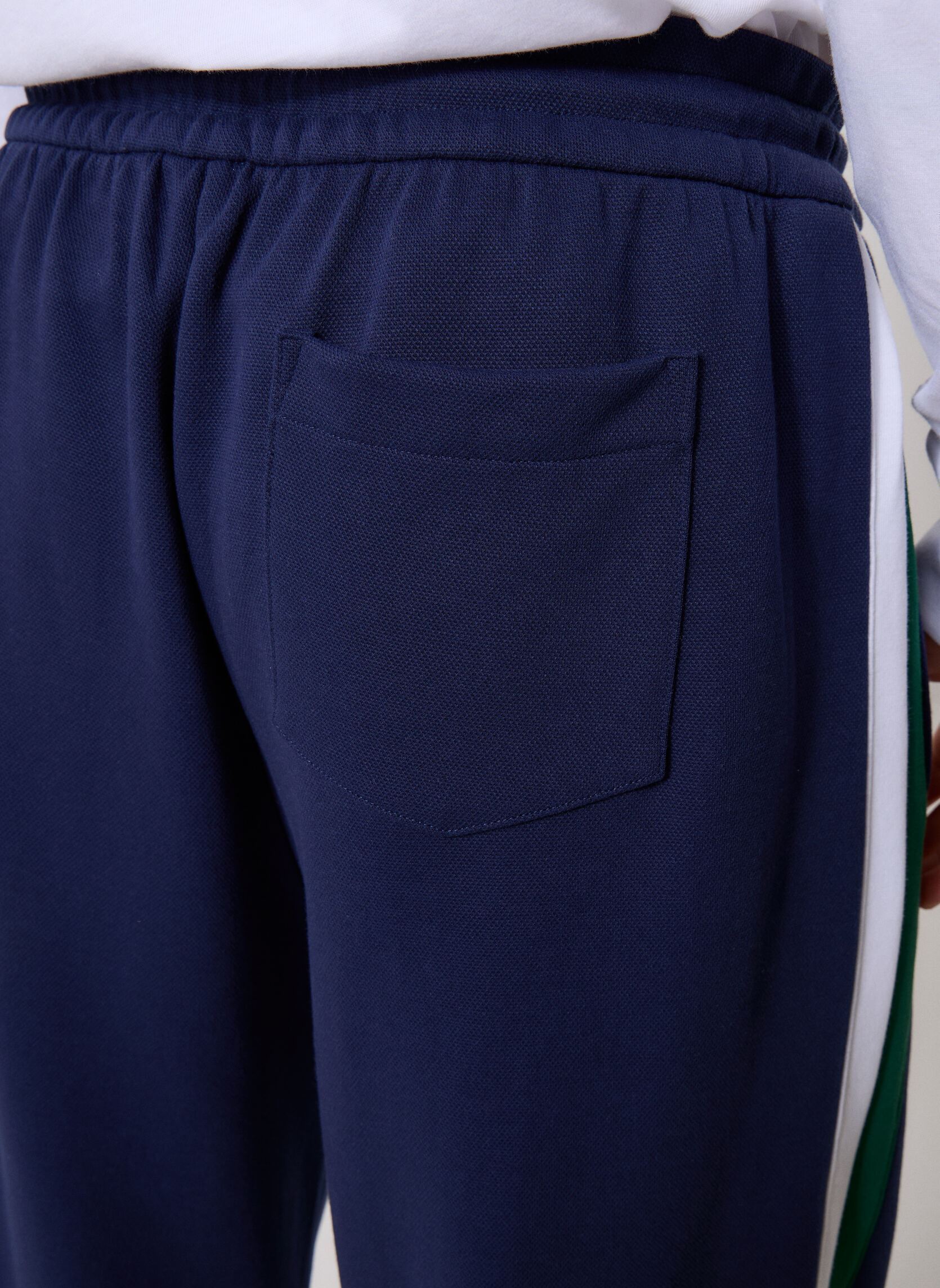 Tute Pantalon de survêtement droit 710B20428 uomo blu Polo Ralph Lauren Tute Pantalon de survêtement droit 710B20428 uomo blu Newport navy