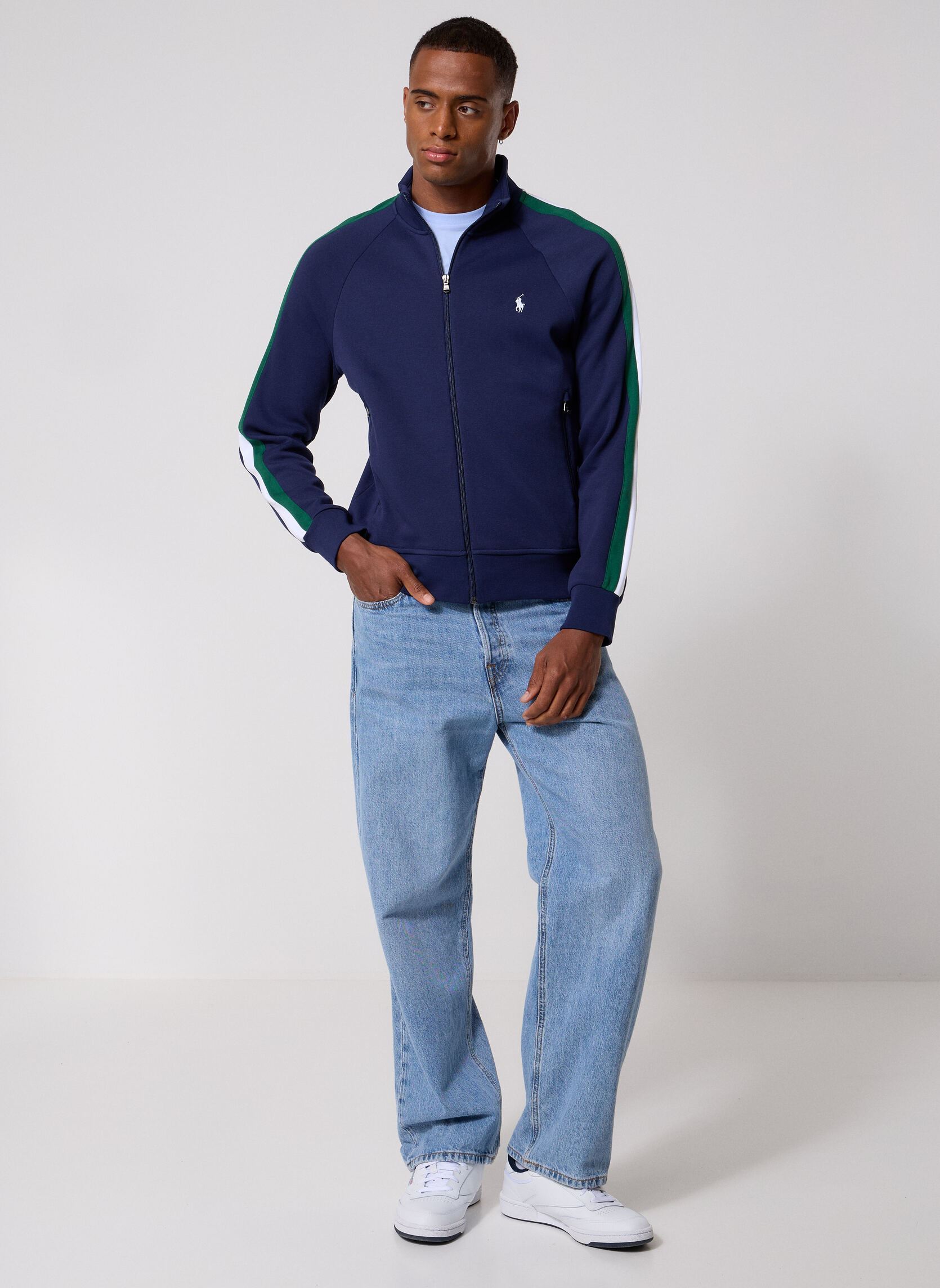 Sweats zippés Knit-Full Zip-Sweatshirt 710B20430 homme bleu Polo Ralph Lauren Sweats zippés Knit-Full Zip-Sweatshirt 710B20430 homme bleu NEWPORT NAVY