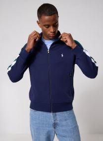 Sweats zippés Knit-Full Zip-Sweatshirt 710B20430 homme blanc
