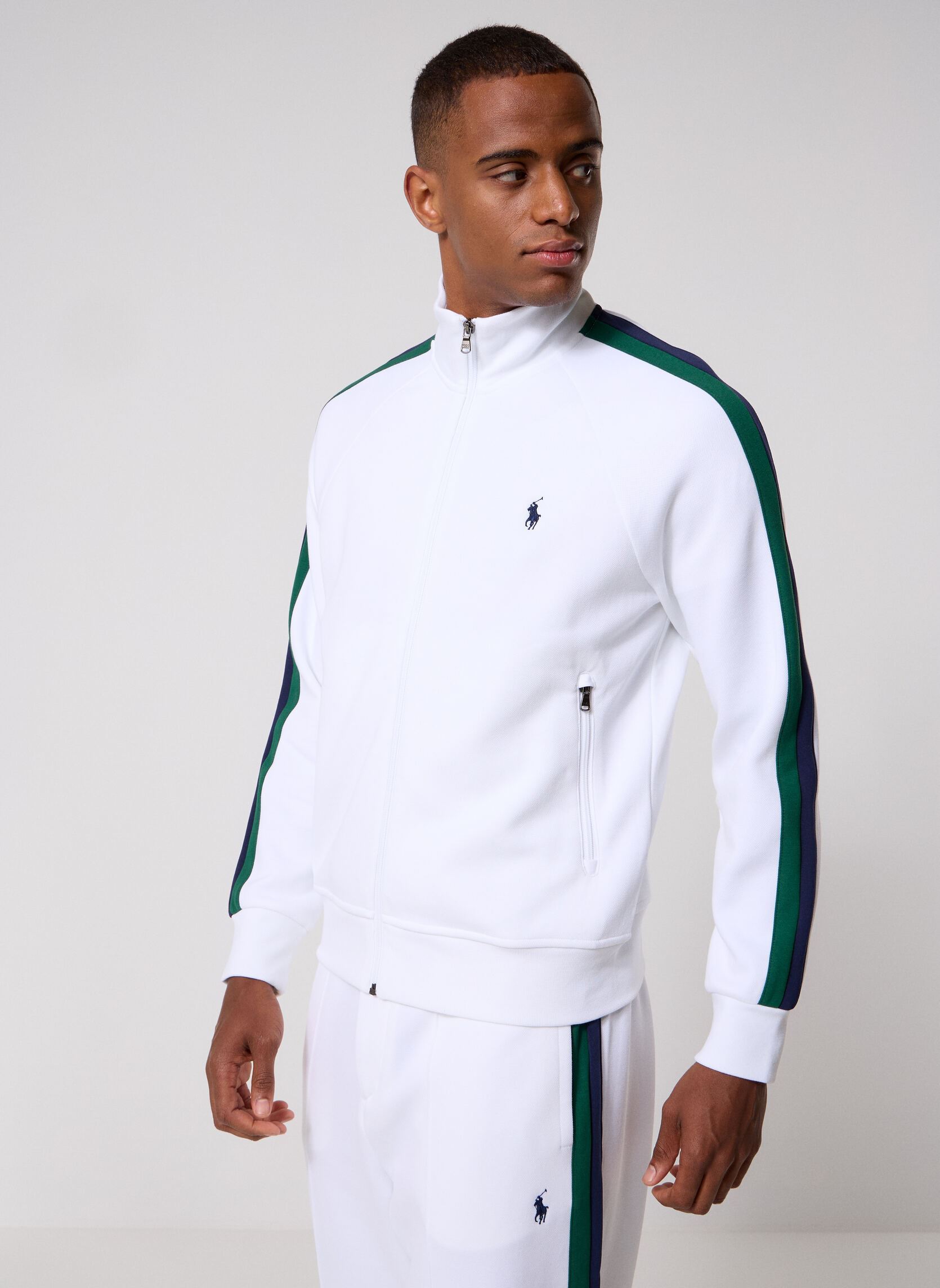 Sweats zippés Knit-Full Zip-Sweatshirt 710B20430 homme blanc Polo Ralph Lauren Sweats zippés Knit-Full Zip-Sweatshirt 710B20430 homme blanc WHITE