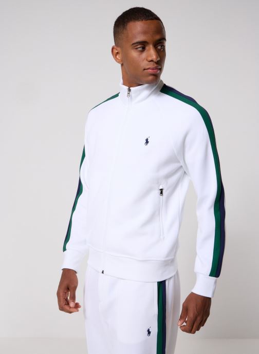 Polo Ralph Lauren Sweats zippés Knit-Full Zip-Sweatshirt 710B20430 homme blanc