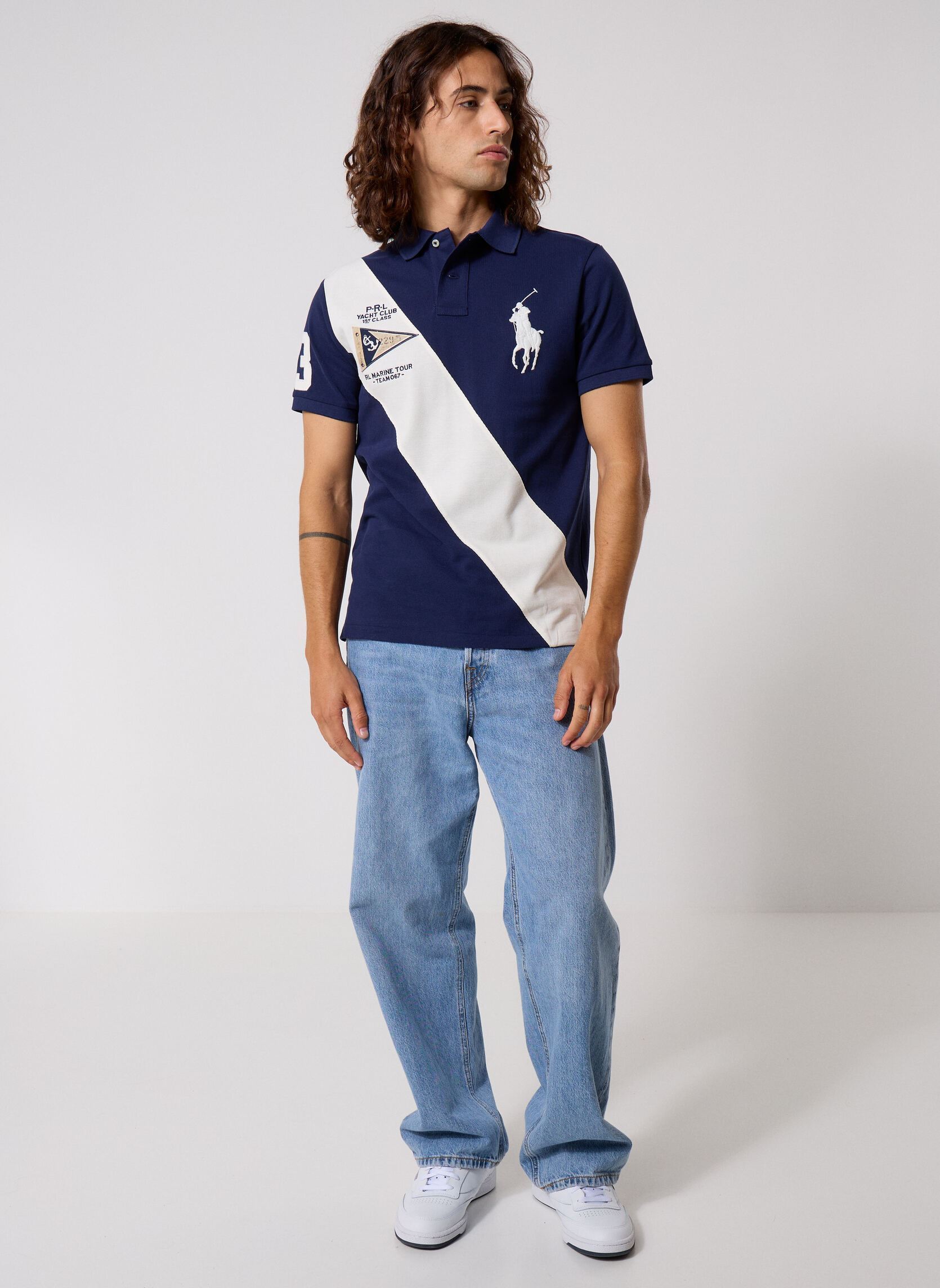 Poloshirts Knit-Polo 710B21920 herren blau Polo Ralph Lauren Poloshirts Knit-Polo 710B21920 herren blau Newport Navy/Nevis
