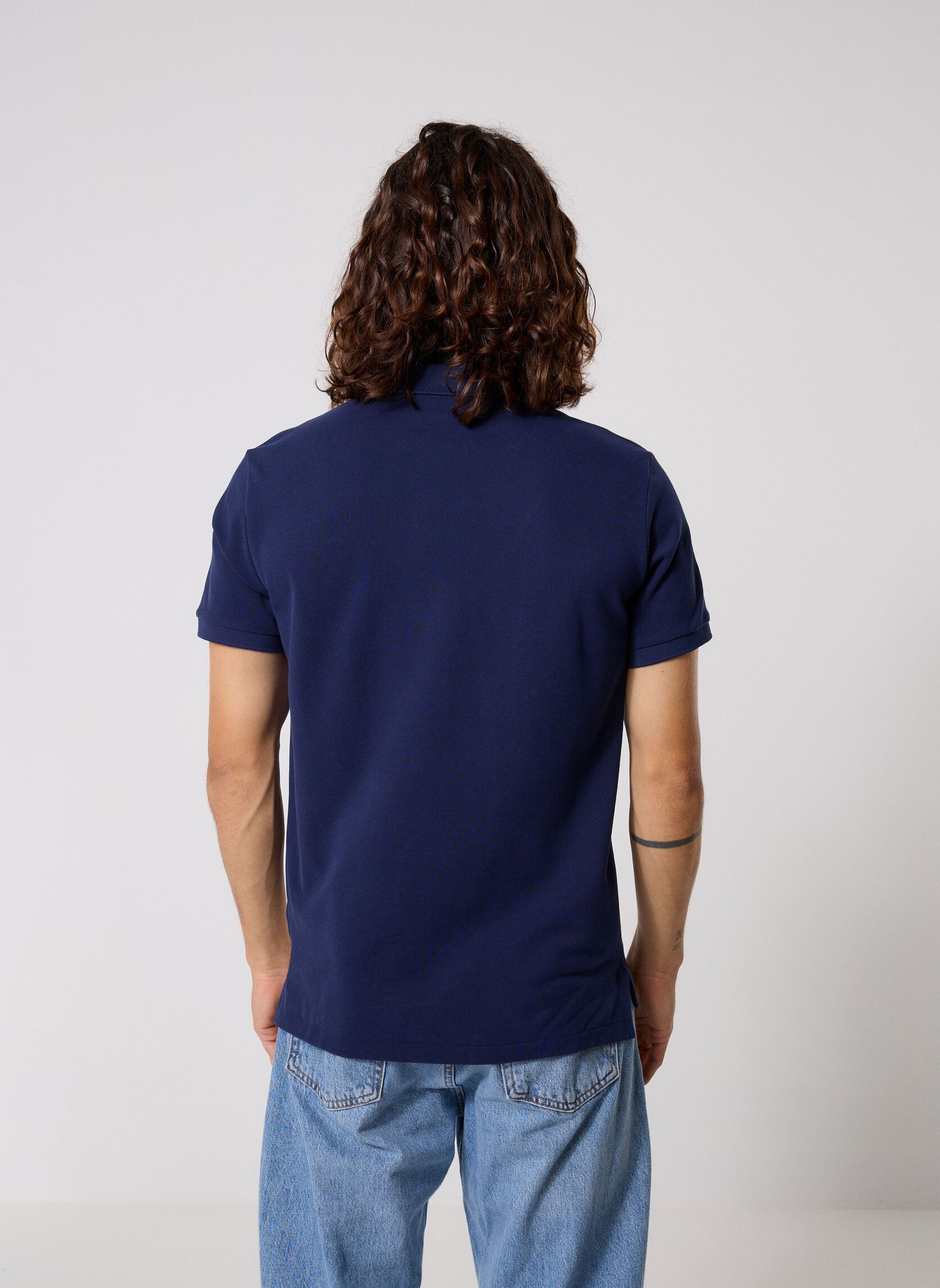 Poloshirts Knit-Polo 710B21920 herren blau Polo Ralph Lauren Poloshirts Knit-Polo 710B21920 herren blau Newport Navy/Nevis