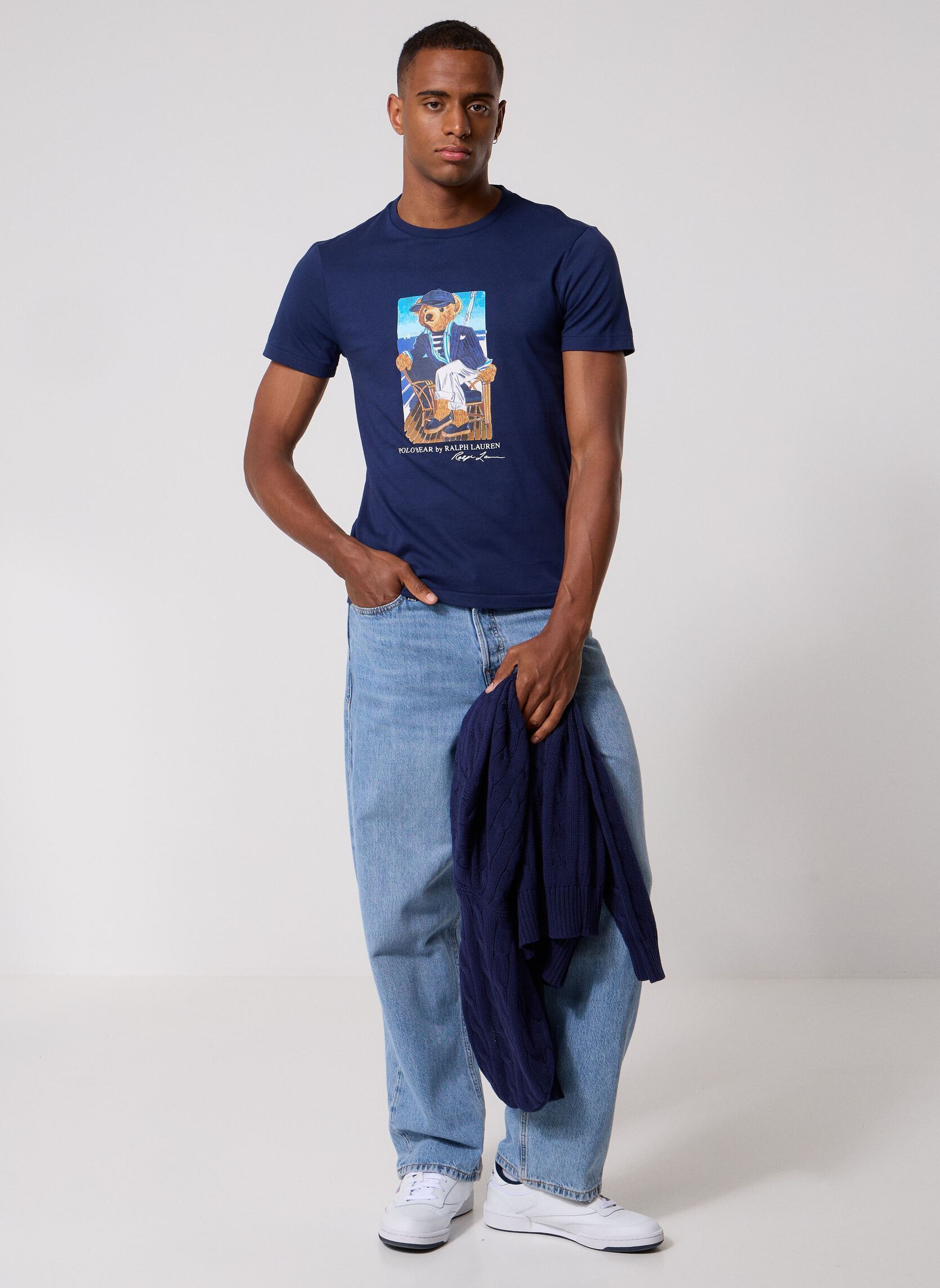 T-Shirts T-shirt Polo Bear 710B21926 herren blau Polo Ralph Lauren T-Shirts T-shirt Polo Bear 710B21926 herren blau Newport Bear- Newport Navy