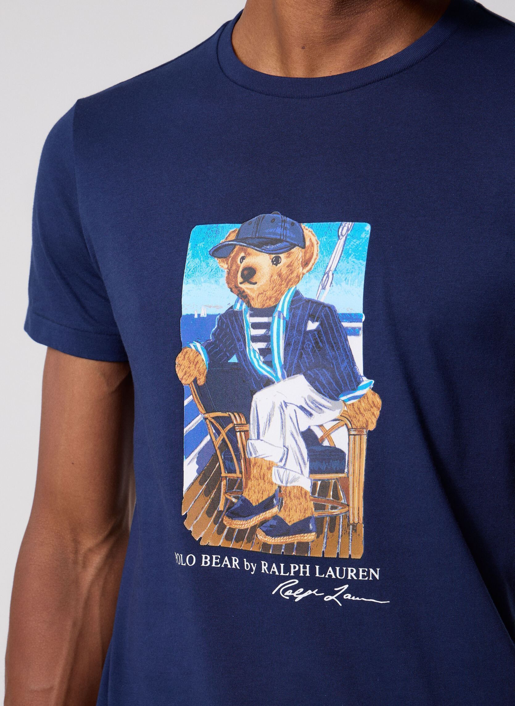 T-Shirts T-shirt Polo Bear 710B21926 herren blau Polo Ralph Lauren T-Shirts T-shirt Polo Bear 710B21926 herren blau Newport Bear- Newport Navy