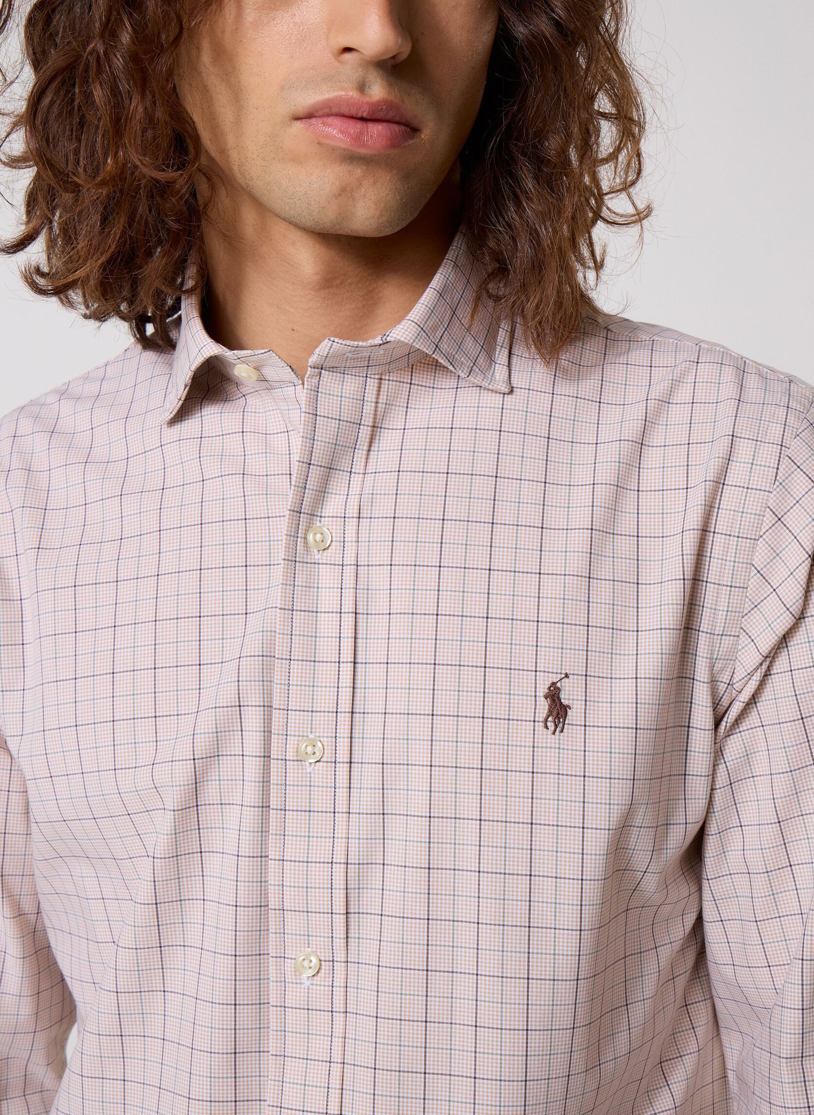 Hemden Woven-Sport Shirt-Shirt 710B22586 herren weiß Polo Ralph Lauren Hemden Woven-Sport Shirt-Shirt 710B22586 herren weiß 7285B KHAKI OLIVE MULTI