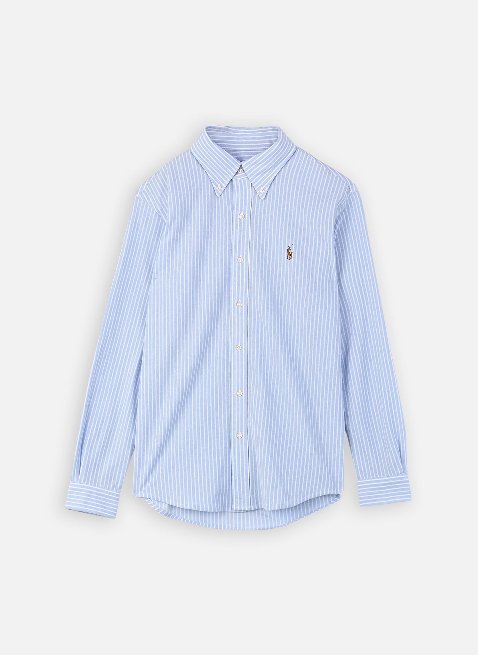 Hemden Knit-Sport Shirt-Shirt 710B25852 herren blau Polo Ralph Lauren Hemden Knit-Sport Shirt-Shirt 710B25852 herren blau DRESS SHIRT BLUE/WHITE