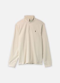 Pulls Pull demi-zippé en coton 710P07411 homme blanc