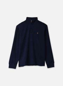 Pulls Pull demi-zippé en coton 710P07411 homme blanc