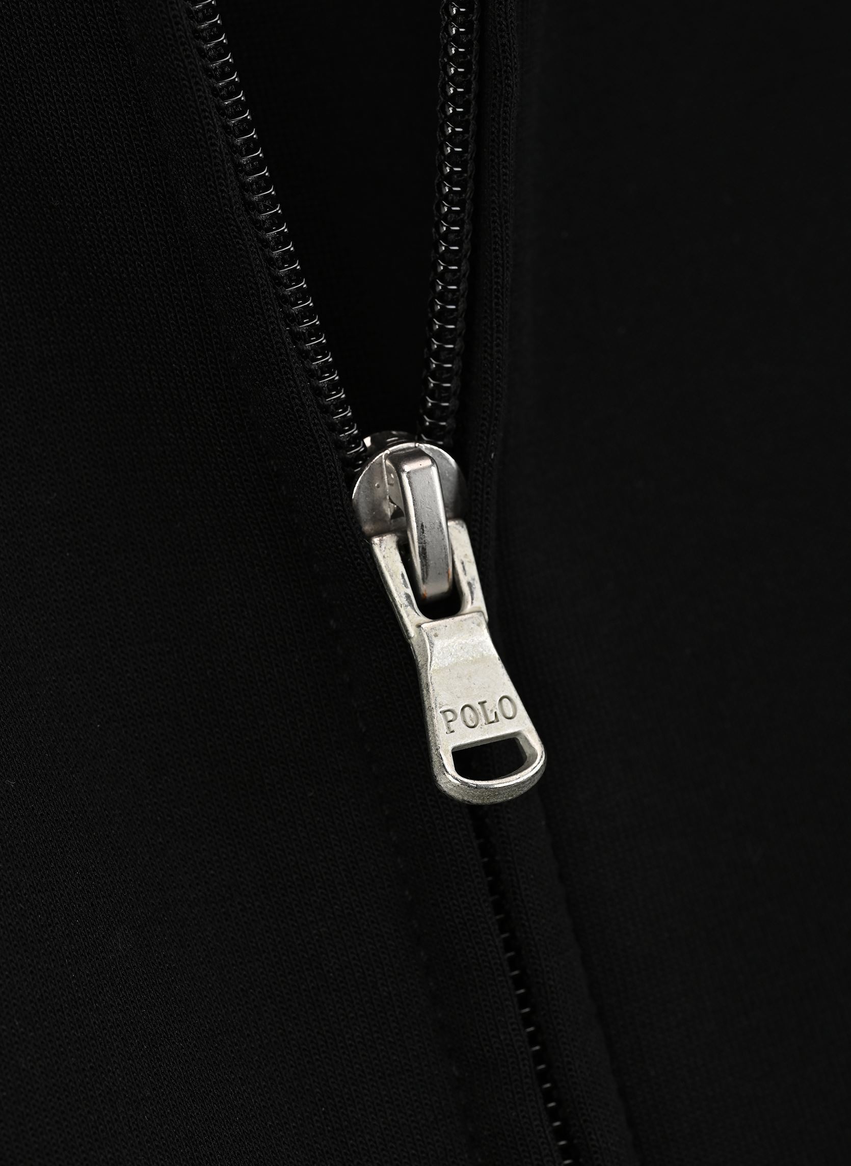 Sweats zippés Sweat à capuche en molleton mélangé 323A garçon bleu Polo Ralph Lauren Sweats zippés Sweat à capuche en molleton mélangé 323A garçon bleu POLO BLACK