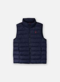 Doudounes Gilet matelassé rangeable P-Layer 323B15 garçon bleu Polo Ralph Lauren Doudounes Gilet matelassé rangeable P-Layer 323B15 garçon bleu NEWPORT NAVY