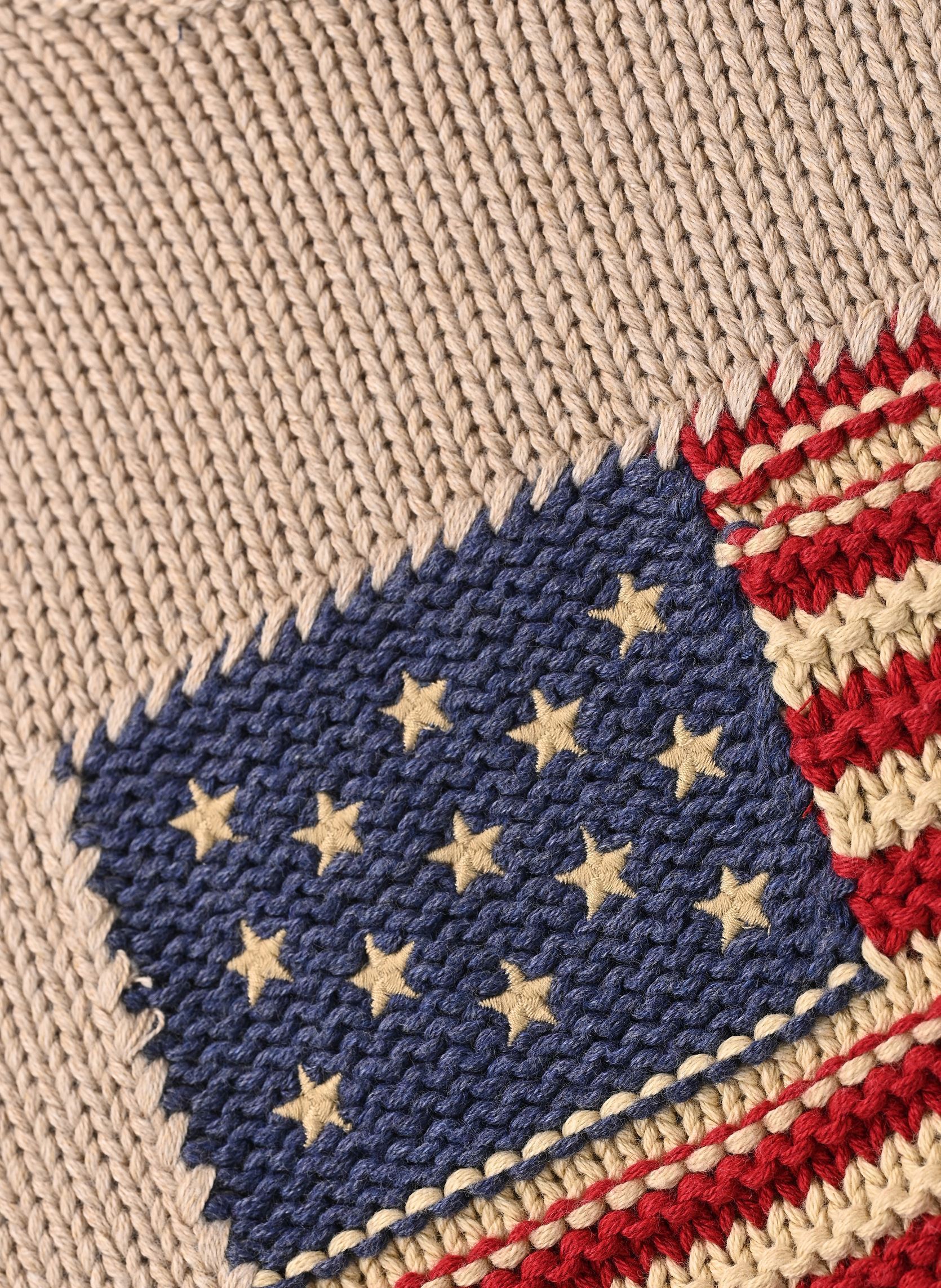 Pulls Pull drapeau emblématique 323B18575 garçon beige Polo Ralph Lauren Pulls Pull drapeau emblématique 323B18575 garçon beige OATMEAL MULTI