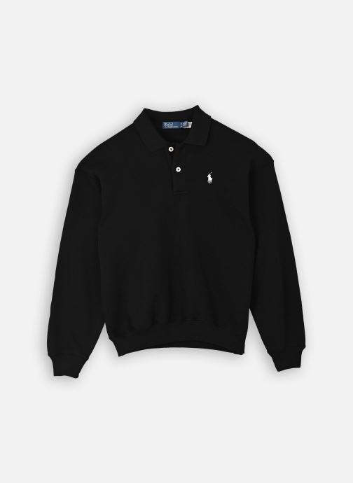 Polo Ralph Lauren Polos Polo à manches longues en molleton femme noir