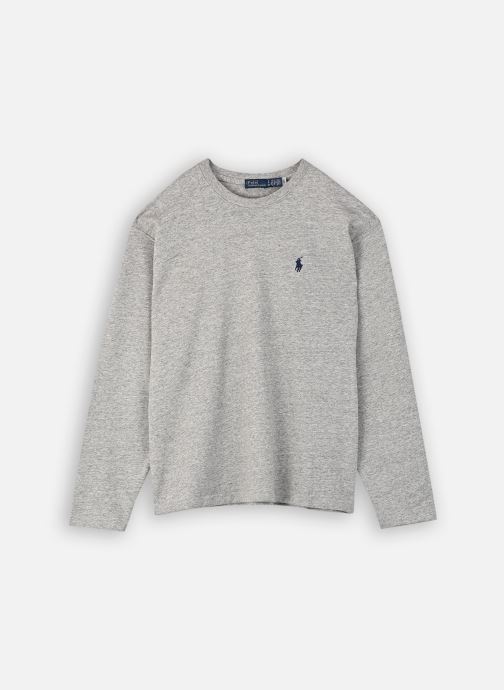 Polo Ralph Lauren Tee-shirts T-shirt col rond manches longues jersey femme gris