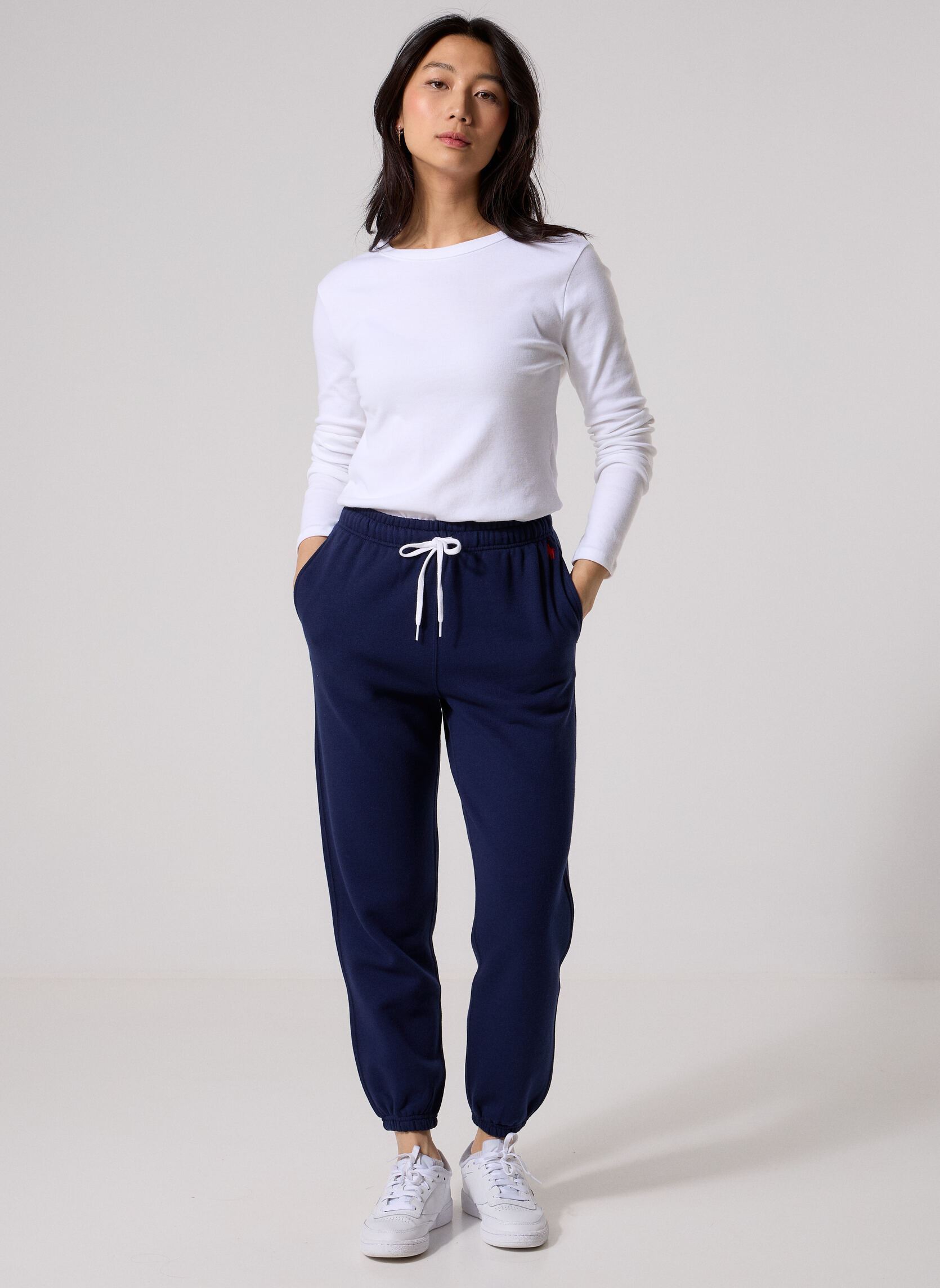 Trainingsbroeken Pantalon de survêtement en molleton 2119 dames blauw Polo Ralph Lauren Trainingsbroeken Pantalon de survêtement en molleton 2119 dames blauw Cruise Navy