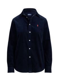 Hemden Chemise velours de coton Relaxed Fit 211 dames blauw