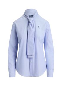 Chemises Chemise lavallière 211B17147 femme bleu Polo Ralph Lauren Chemises Chemise lavallière 211B17147 femme bleu MEDIUM BLUE