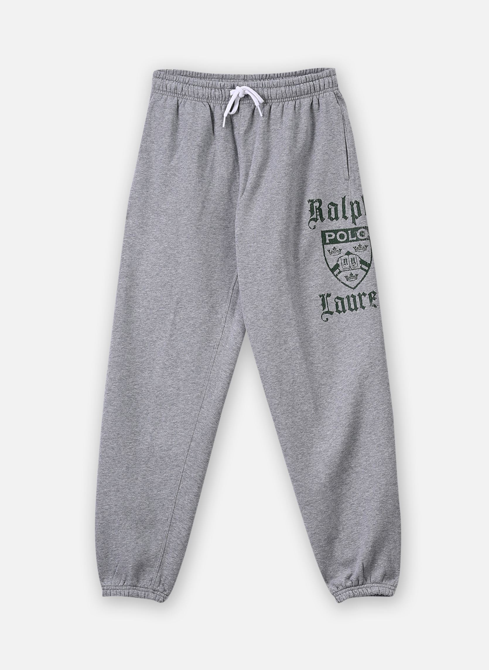 Pantaloni da jogging Pantalon de jogging en molleton à jambe donna grigio Polo Ralph Lauren Pantaloni da jogging Pantalon de jogging en molleton à jambe donna grigio LEAGUE HEATHER