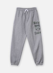 Pantaloni da jogging Pantalon de jogging en molleton à jambe donna grigio Polo Ralph Lauren Pantaloni da jogging Pantalon de jogging en molleton à jambe donna grigio LEAGUE HEATHER